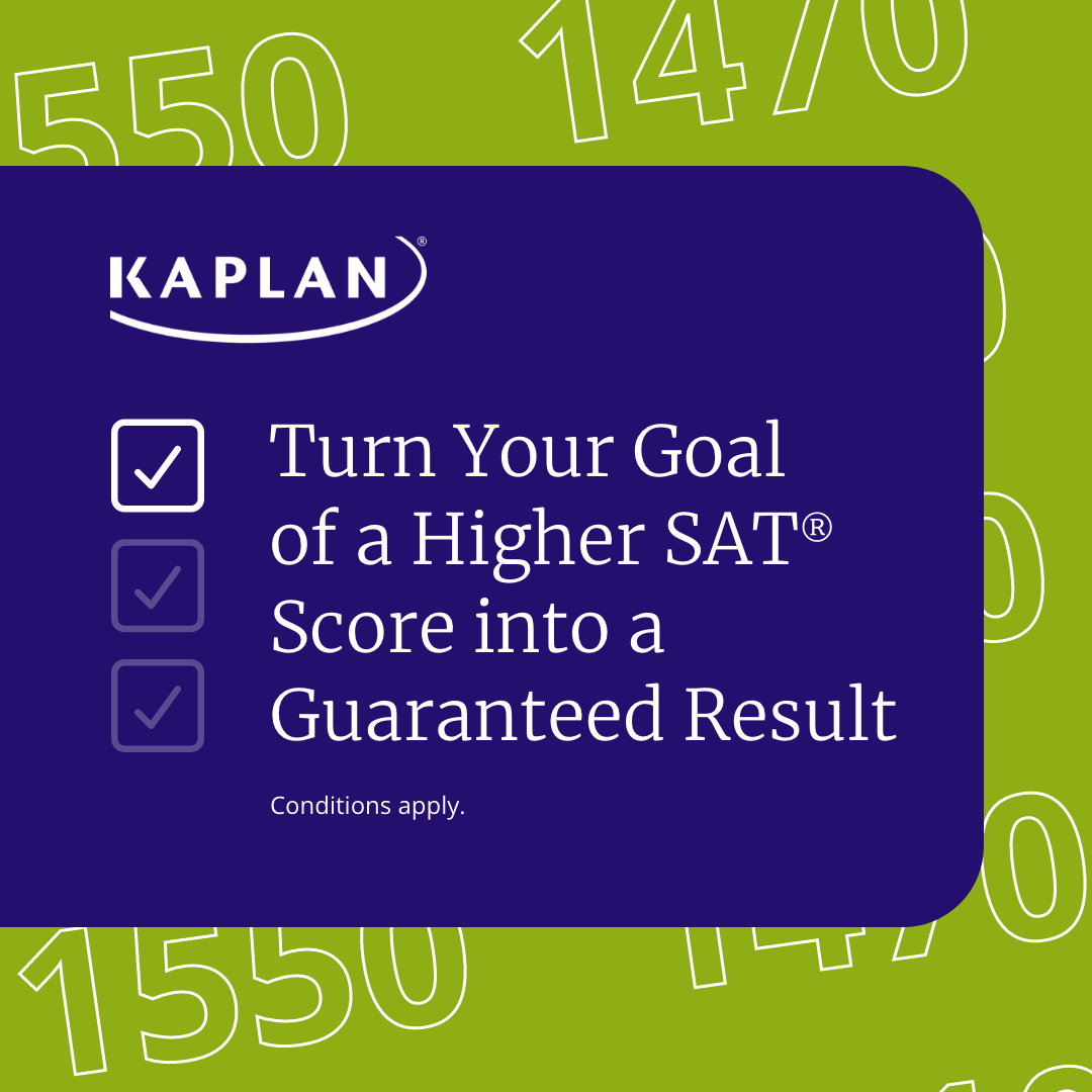 Kaplan College Prep Facebook ad: Level Up Your SAT Prep