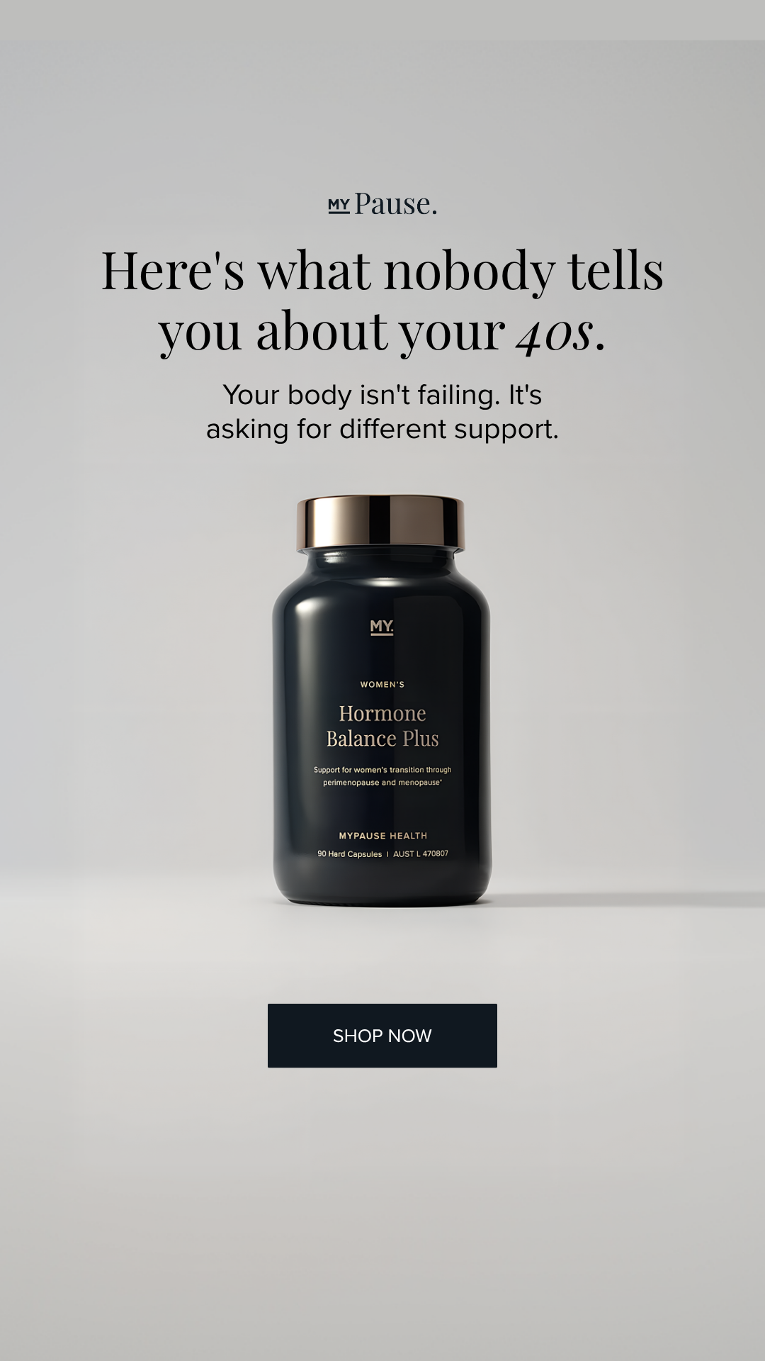 MyPause Health Facebook ad