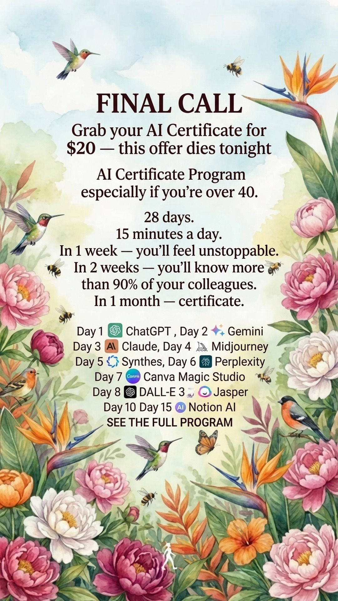 AI Essentials Facebook ad