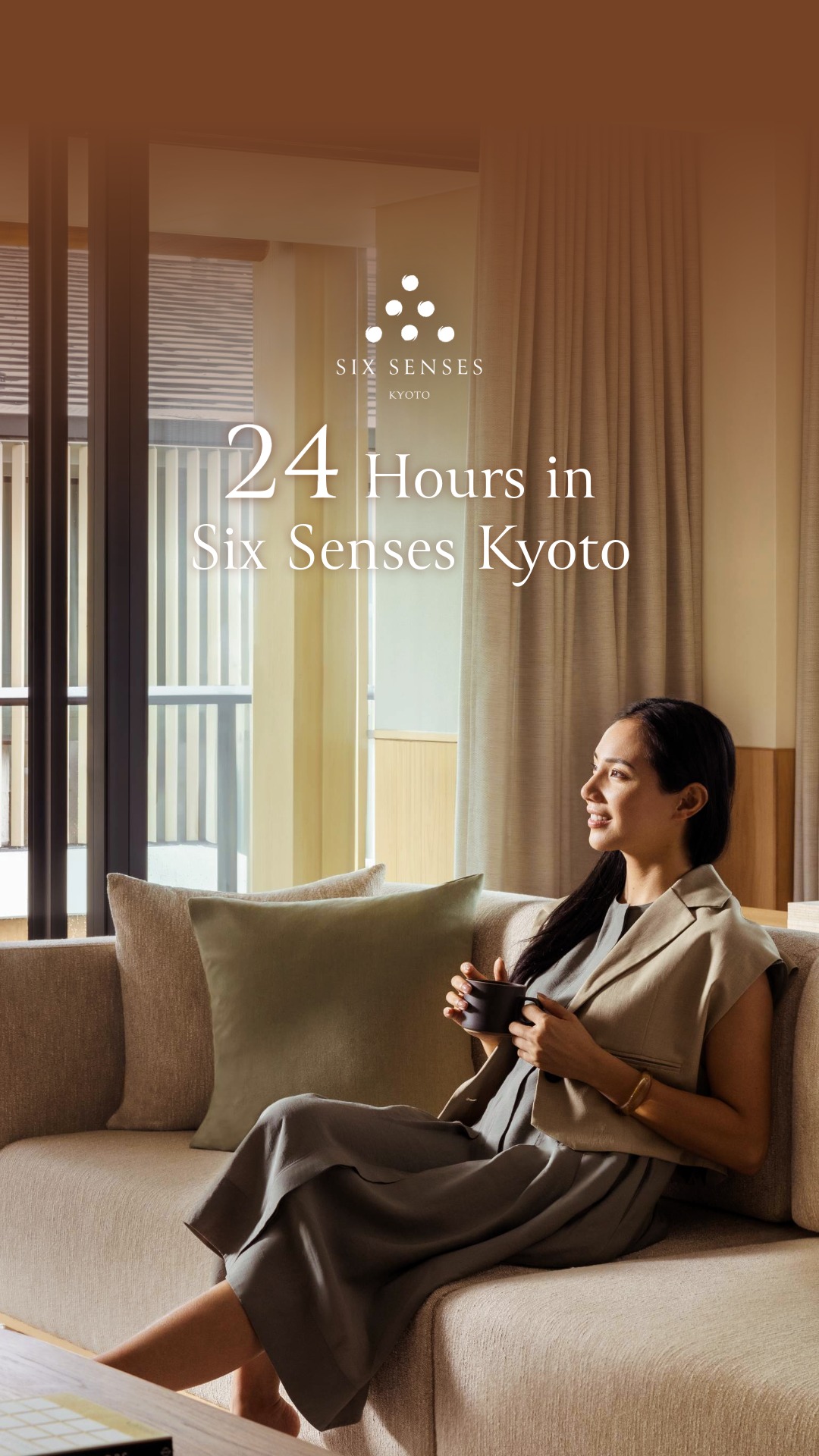 Six Senses Kyoto Facebook ad: Embark on a journey into the tranquil heart…