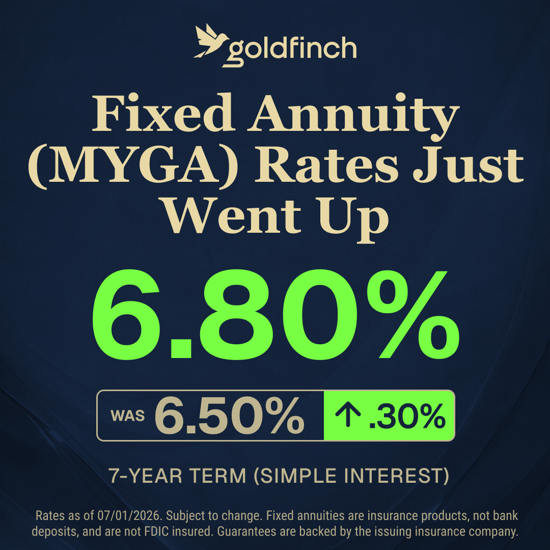 Goldfinch Insurance Facebook ad: Your Financial Future Could be Stronger