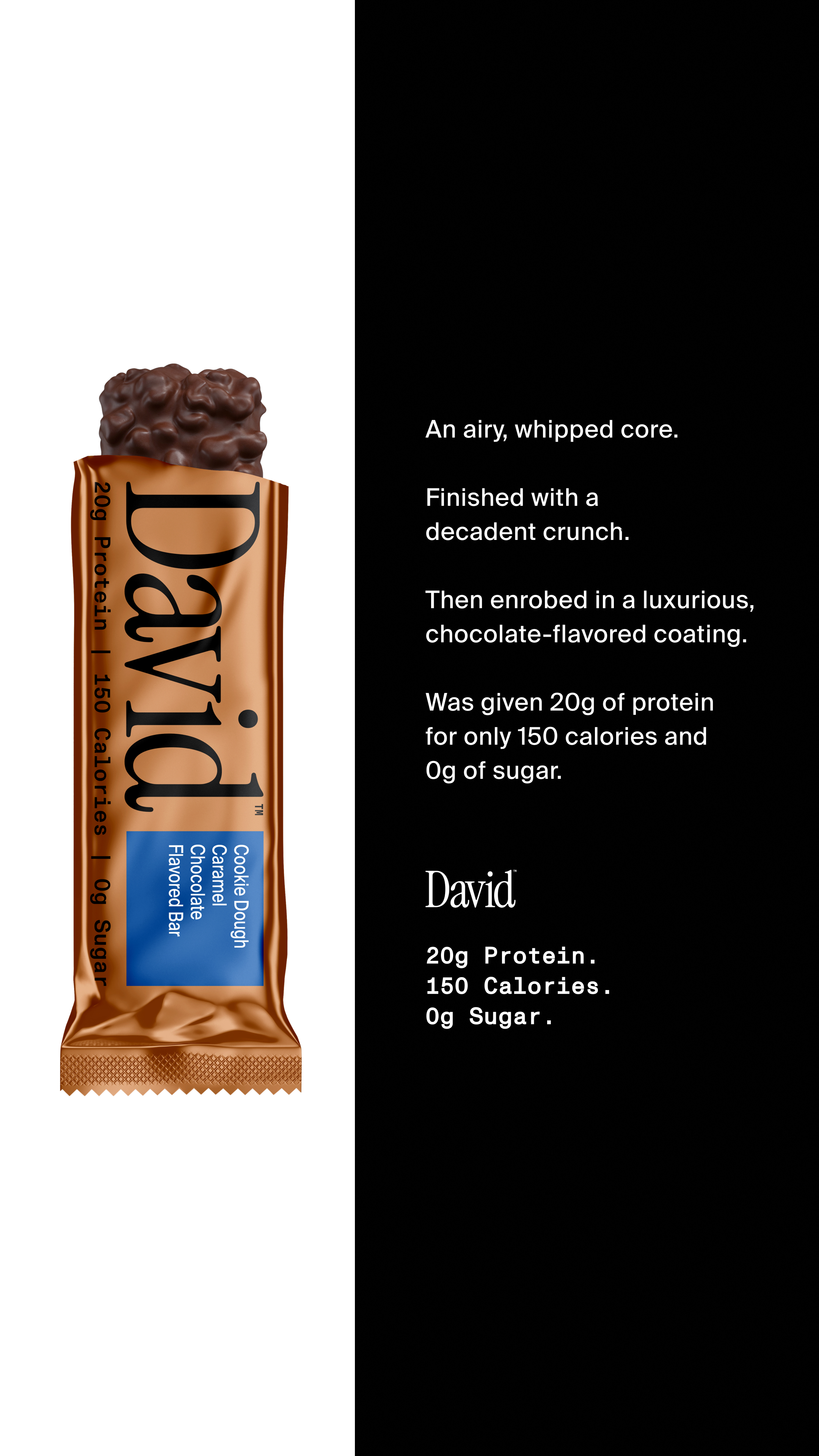 David Protein Facebook ad