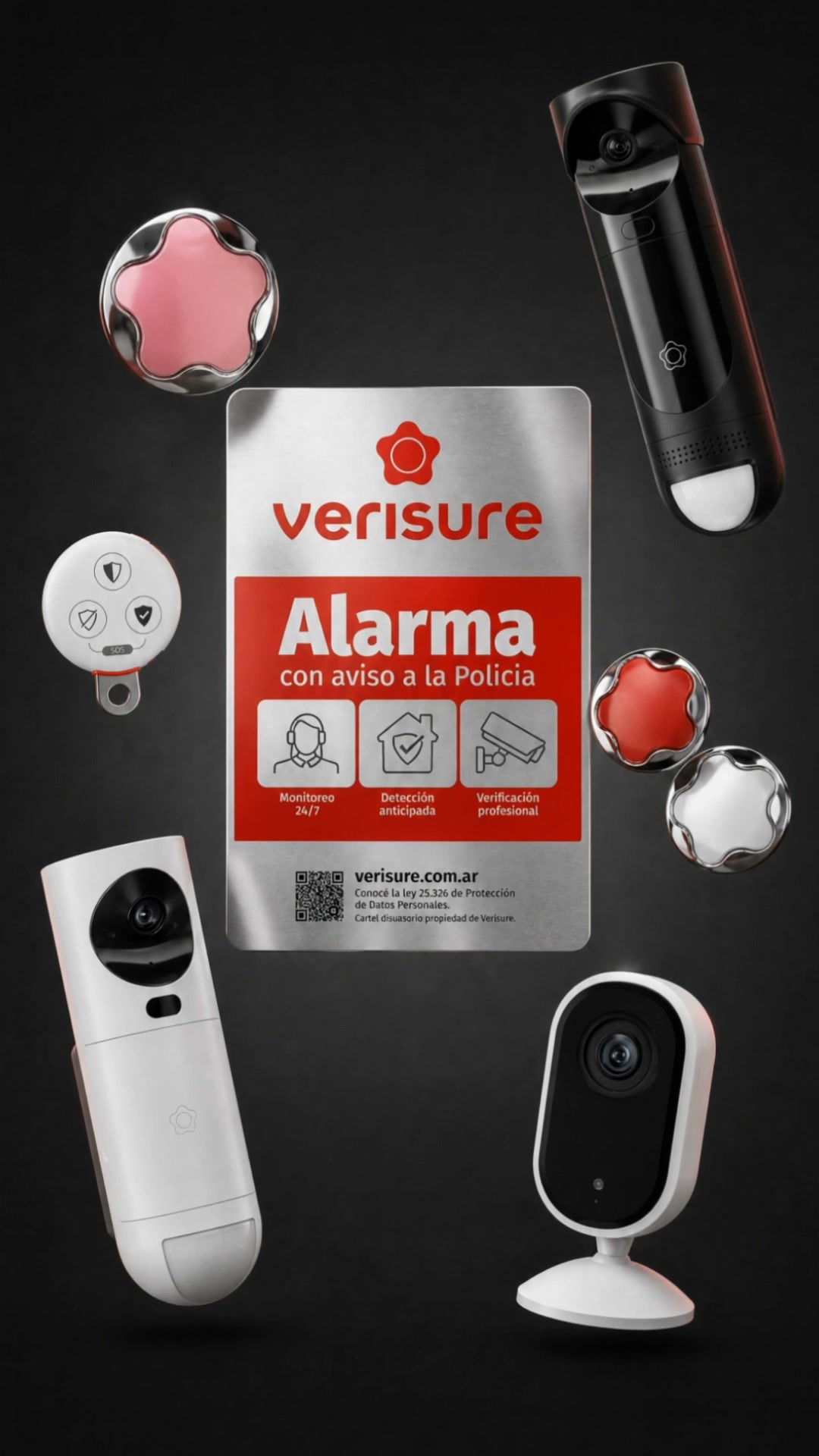 Alarmas Verisure Argentina Facebook ad: Conocé PreSense