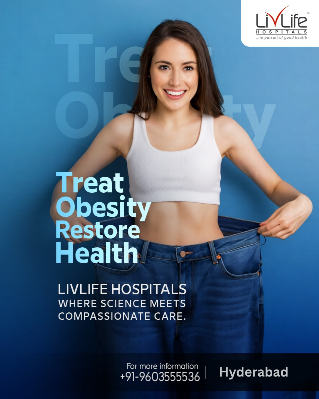 LivLife Hospitals Facebook ad: Start Your Weight Loss Journey