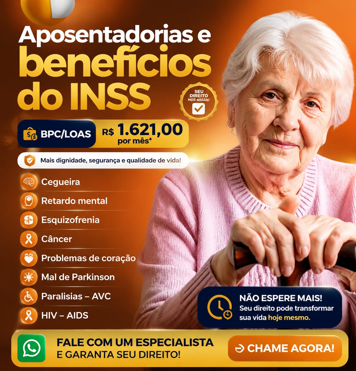 Iuana Gomes - Assessoria Previdenciária Facebook ad from May 18, 2026
