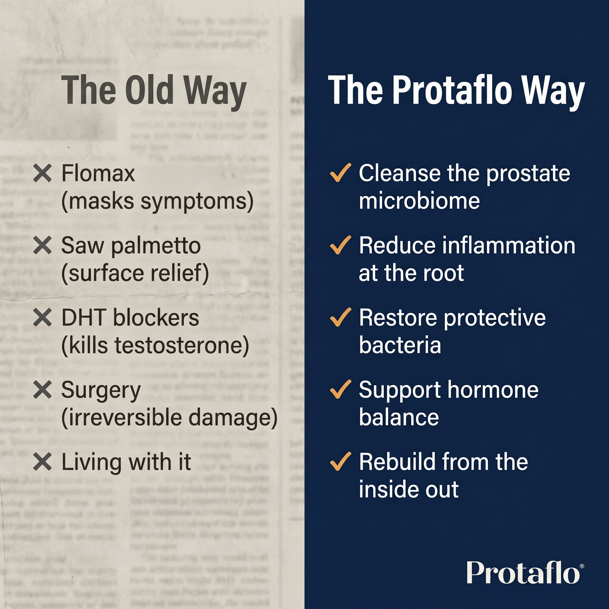 Protaflo Facebook ad