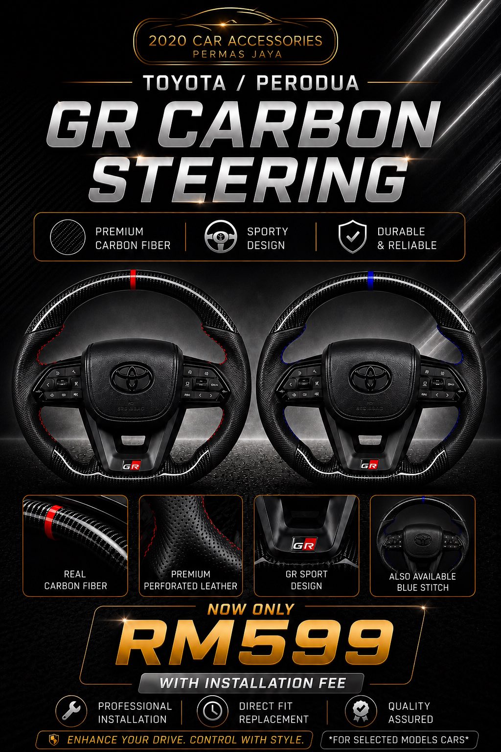 2020 Car Accessories & Tinted Shop Facebook ad: 2020 CAR ACCESSORIES PERMAS JAYA