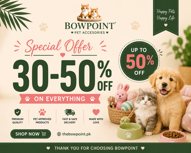 The Bow point ~ (Pet accessories) Facebook ad