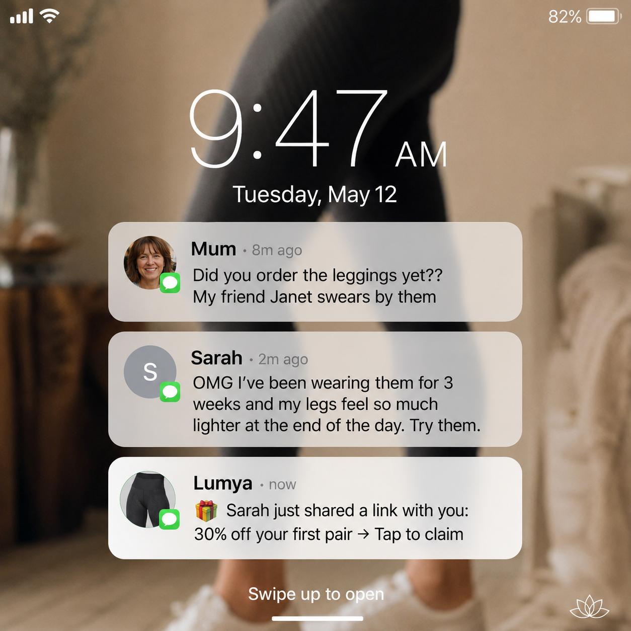 Lumya Facebook ad