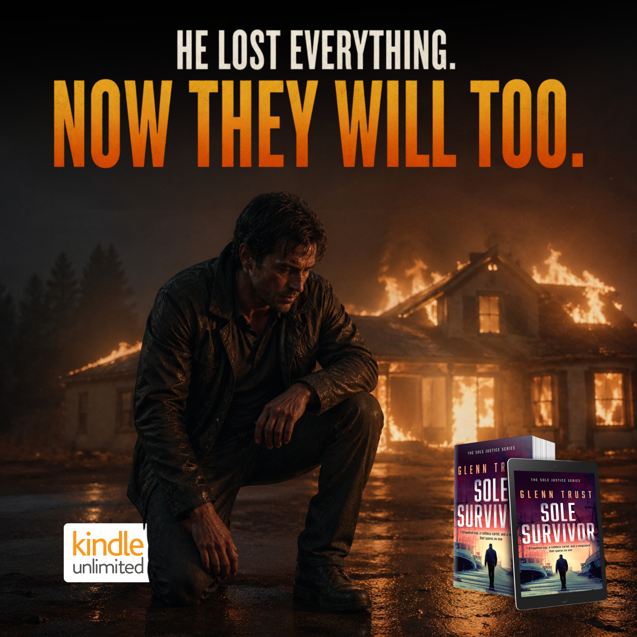Vinci Crime Thrillers Facebook ad