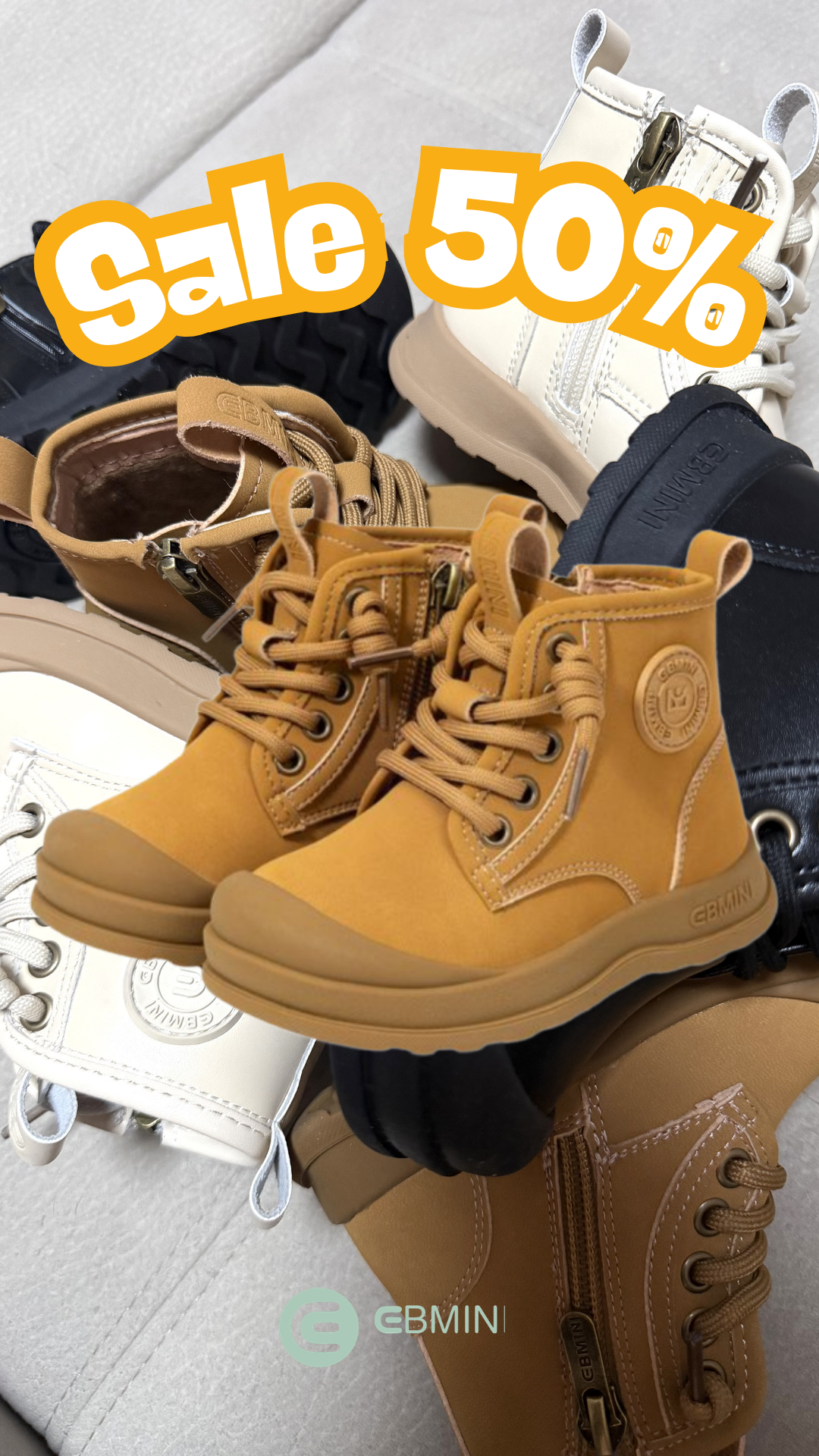 Ebmini - Kinder Barfußschuhe Facebook ad