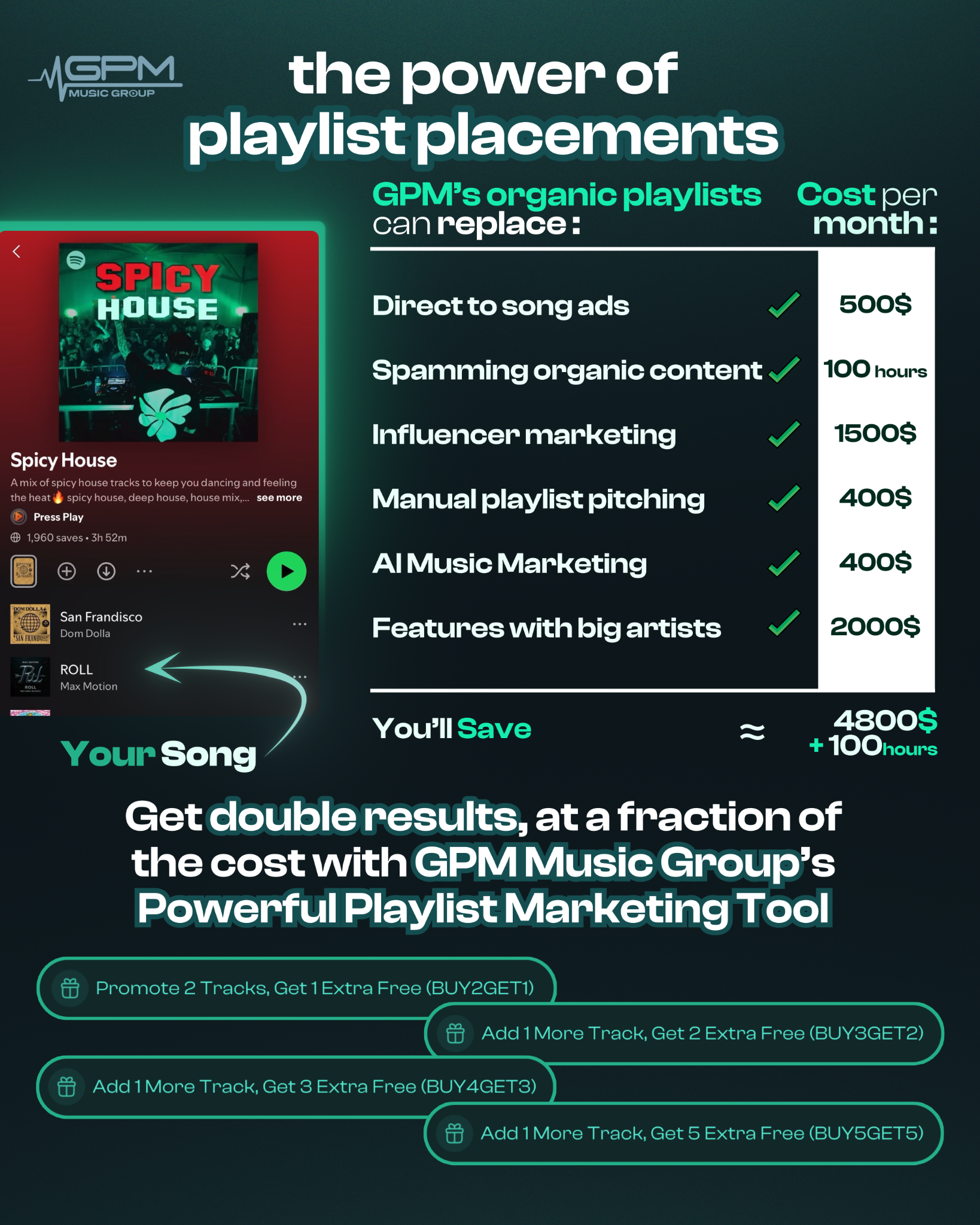 GPM Music Group Facebook ad