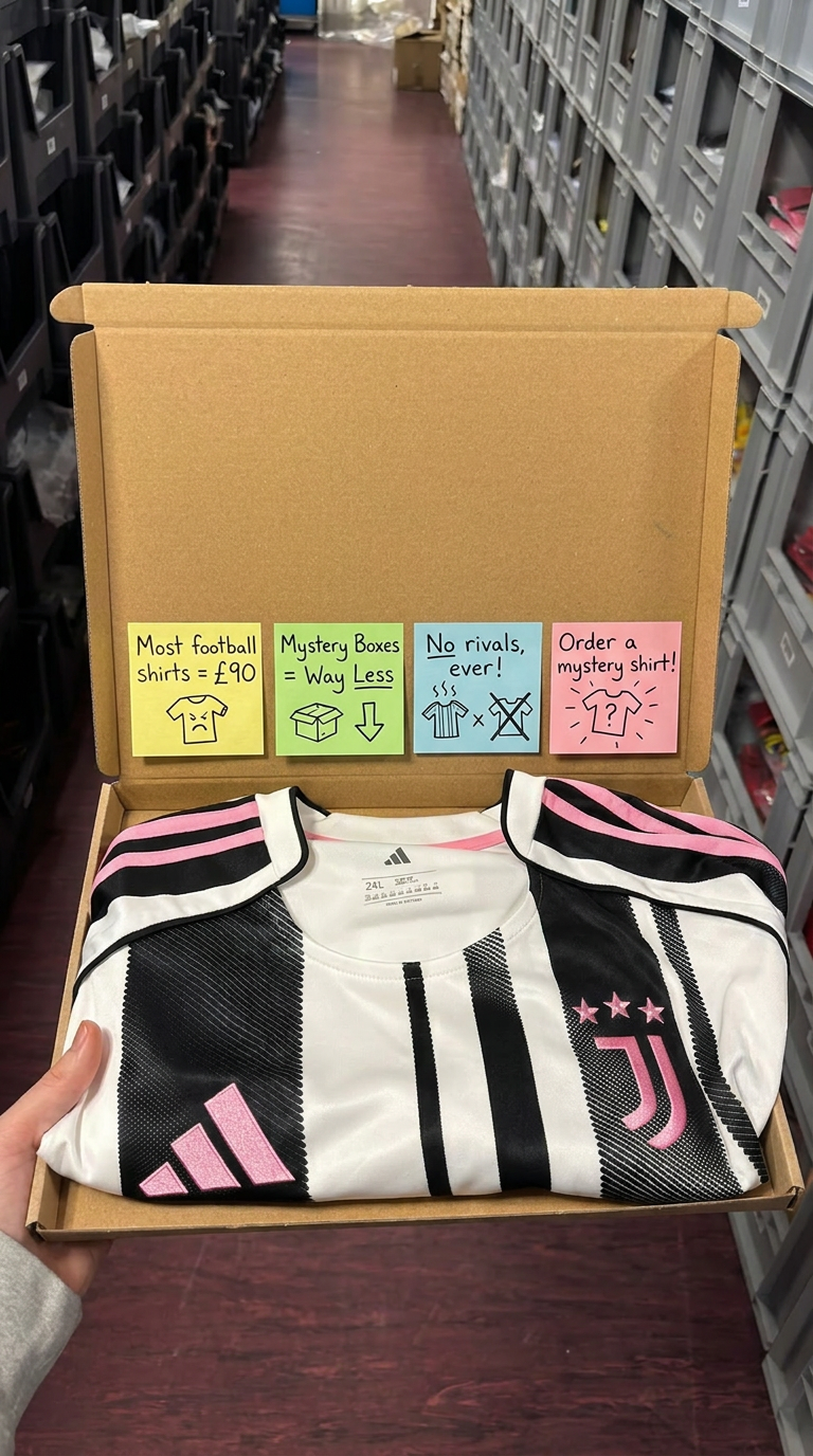 Mystery Shirt in a Box Facebook ad