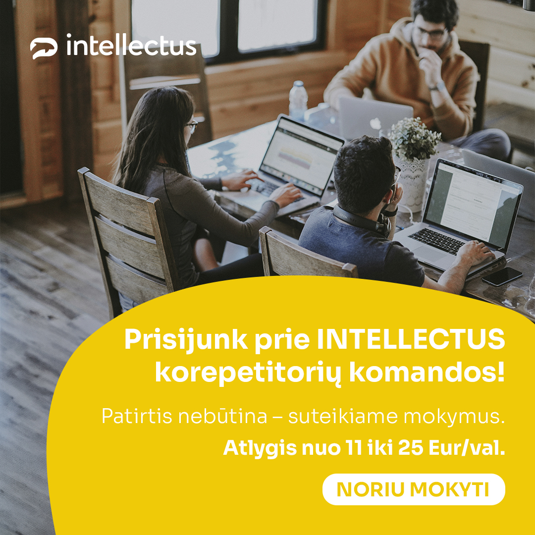 Anglų kalbos mokykla „Intellectus“ Facebook ad