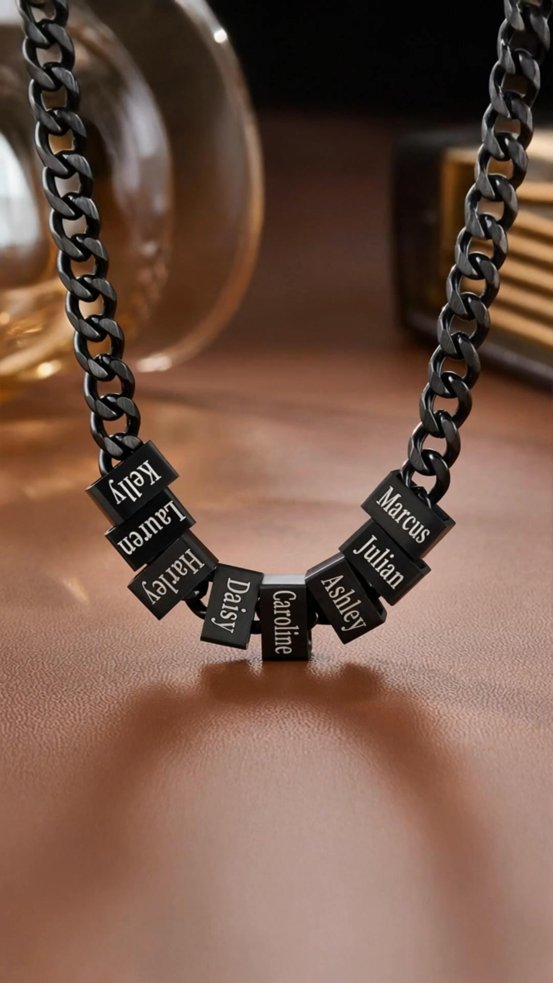 Callie Gifts Facebook ad: Personalized Minimalist 1-10 Nameplates Necklace