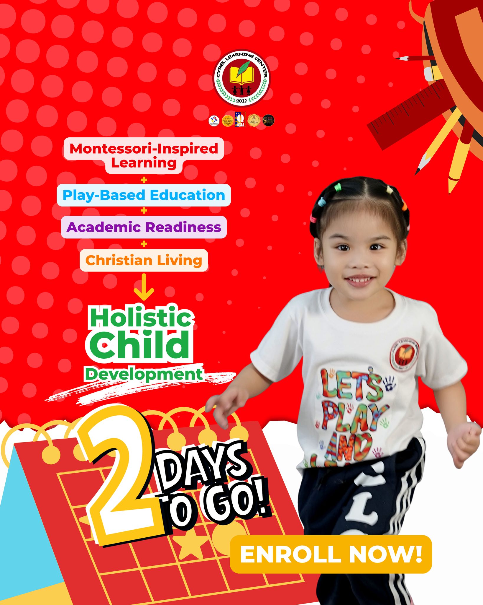 Cyrel Learning Center Facebook ad: What does holistic child development look like?