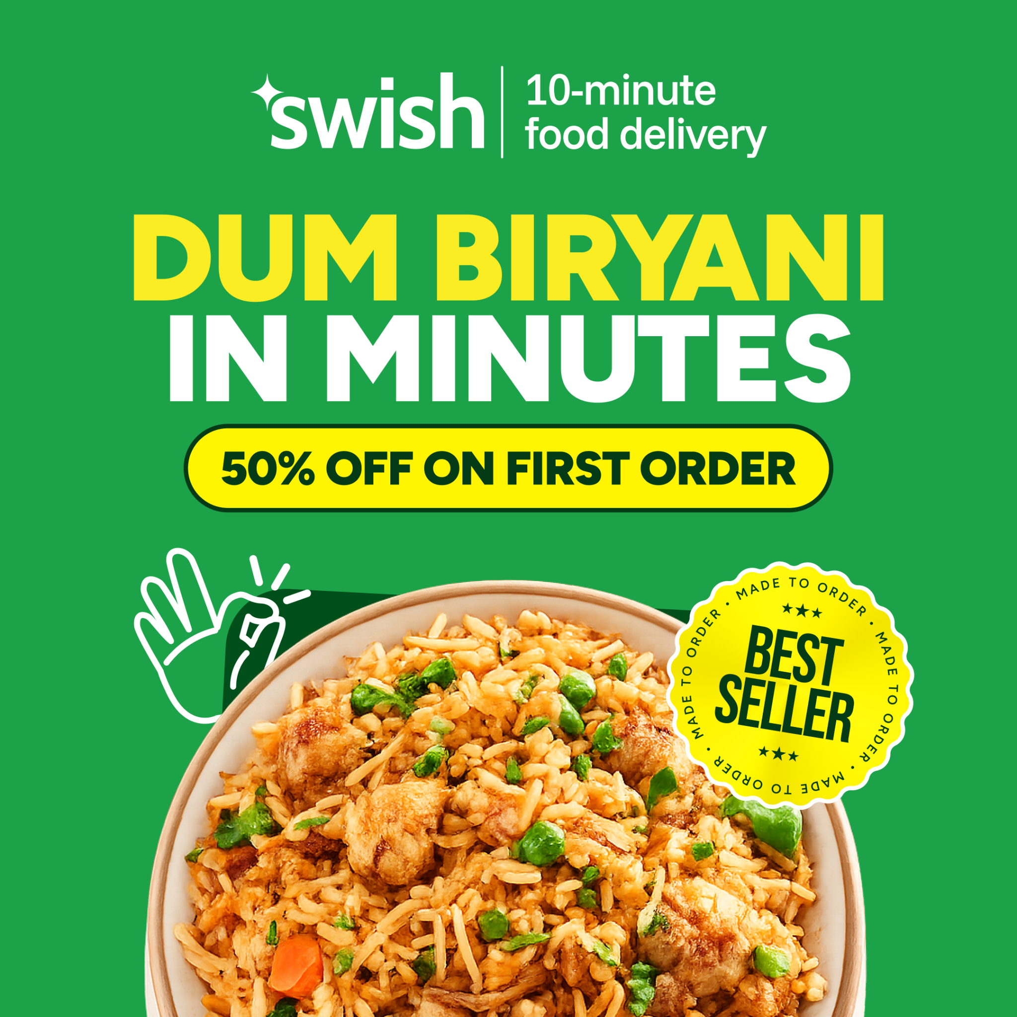 Swish Now Facebook ad