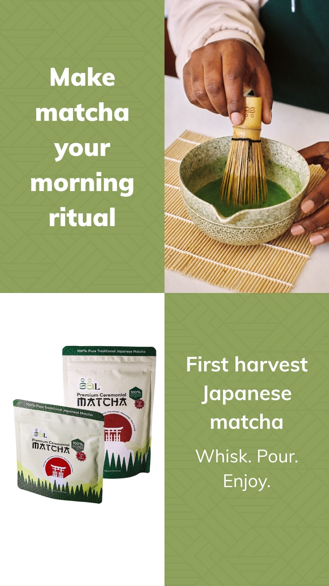 Salmatcha Facebook ad from Aug 18, 2026