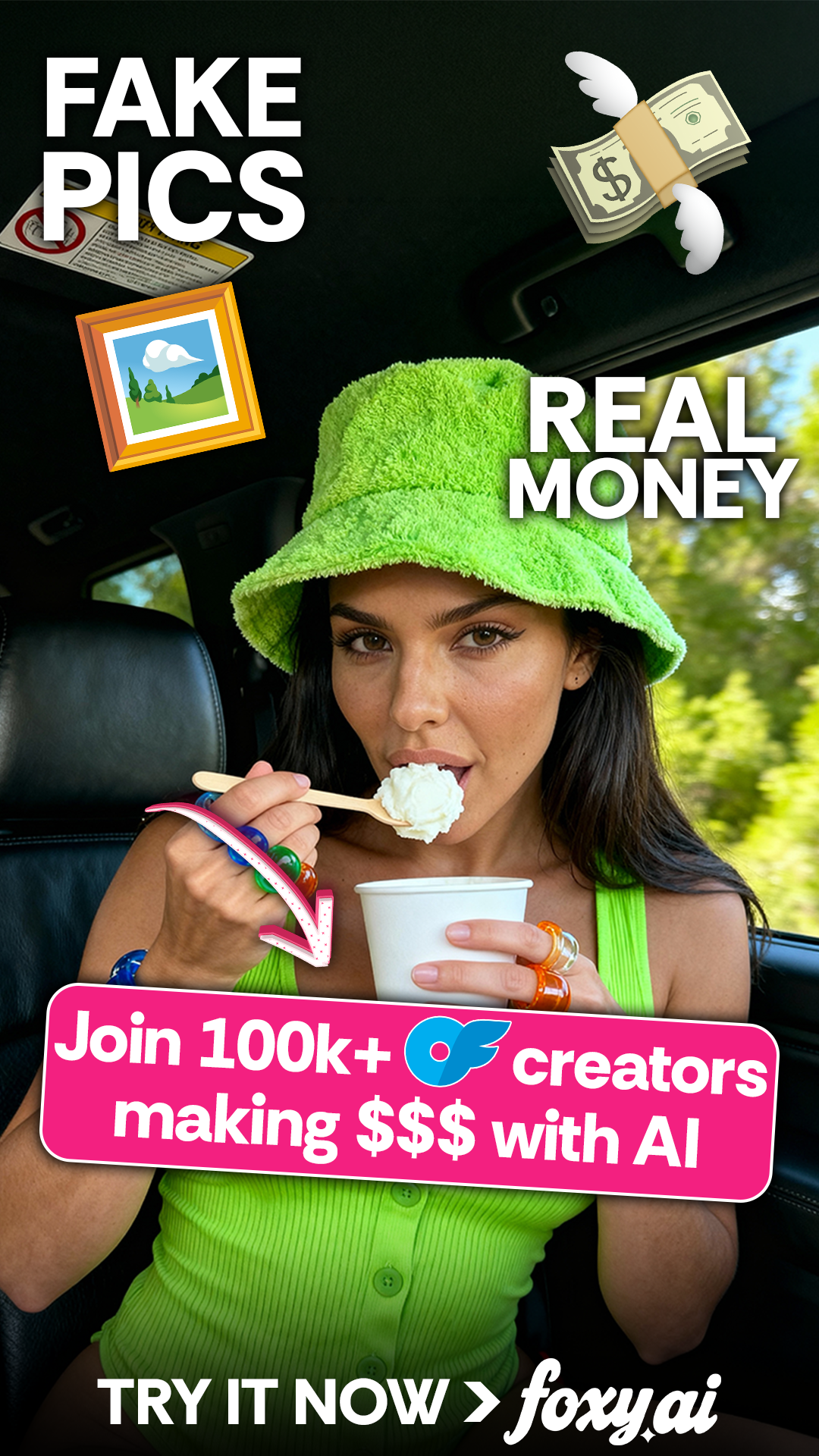 Foxy AI: Video & Photo Generator Facebook ad from Feb 25, 2026