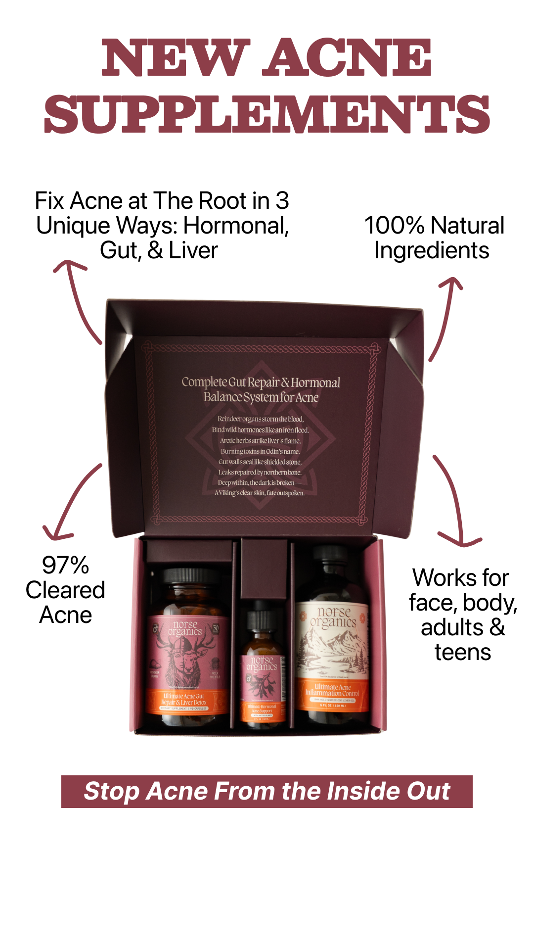 Norse Organics Facebook ad