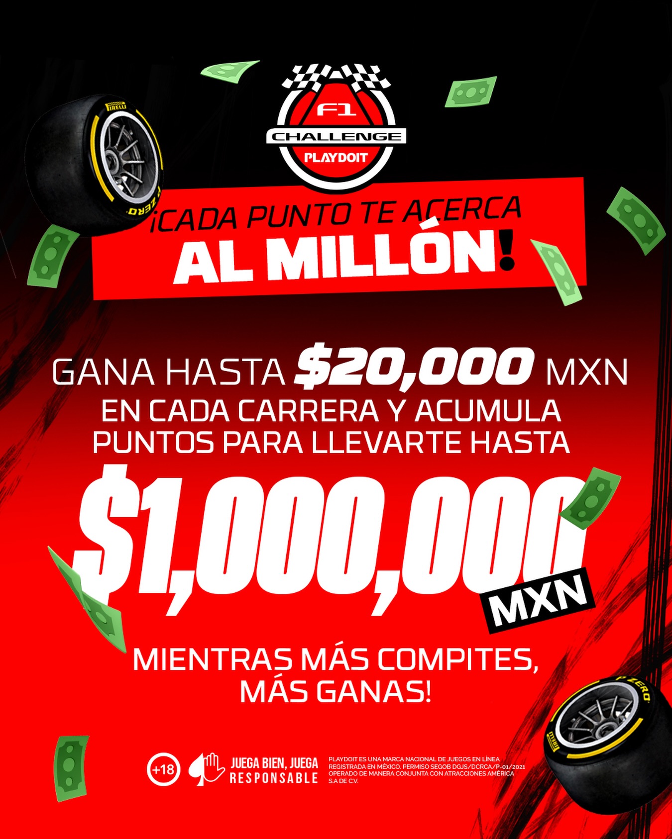 Playdoit México Facebook ad: ¡Llega a toda velocidad el