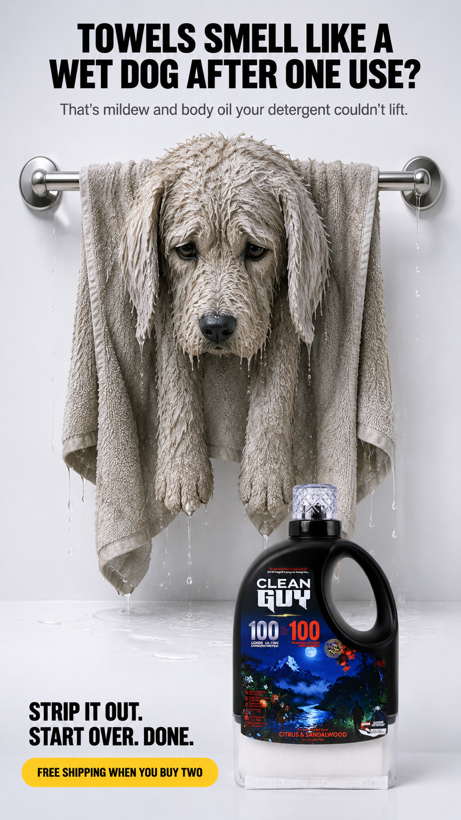 Clean Guy Facebook ad