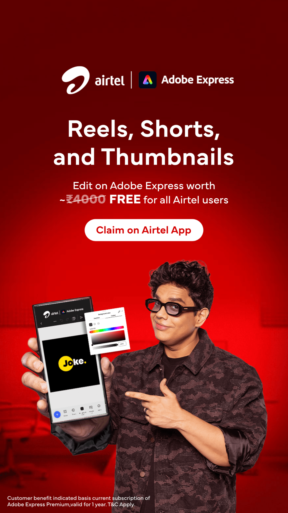 Airtel India Facebook ad