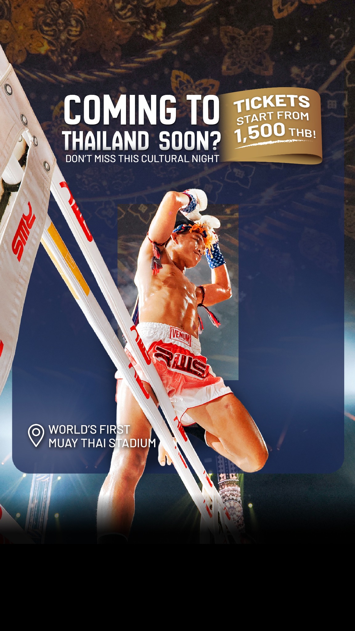Rajadamnern Stadium เวทีราชดำเนิน Facebook ad