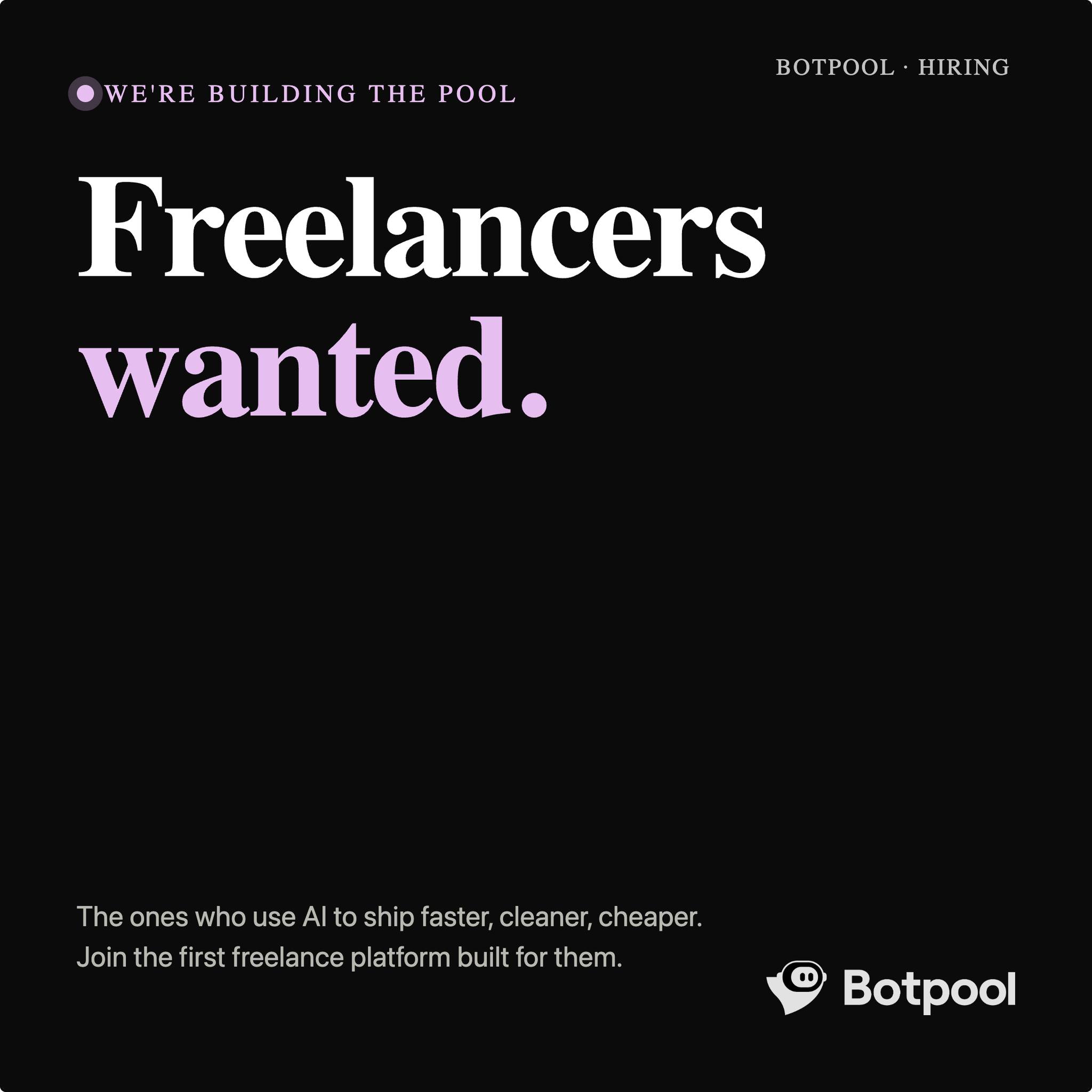 Botpool Facebook ad