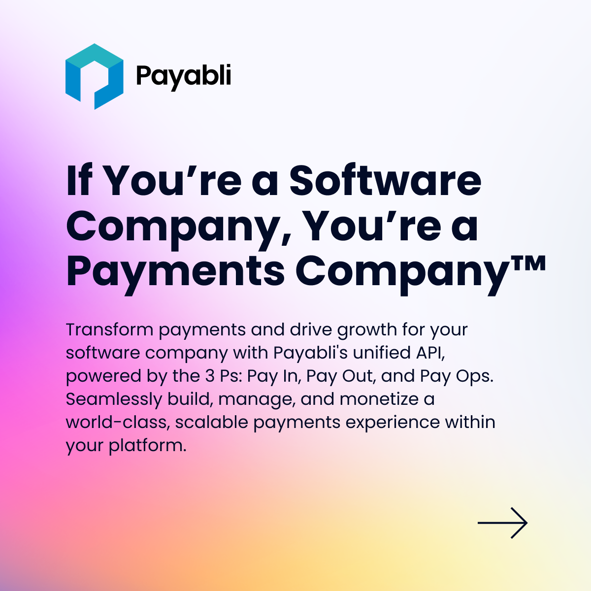 Payabli Facebook ad