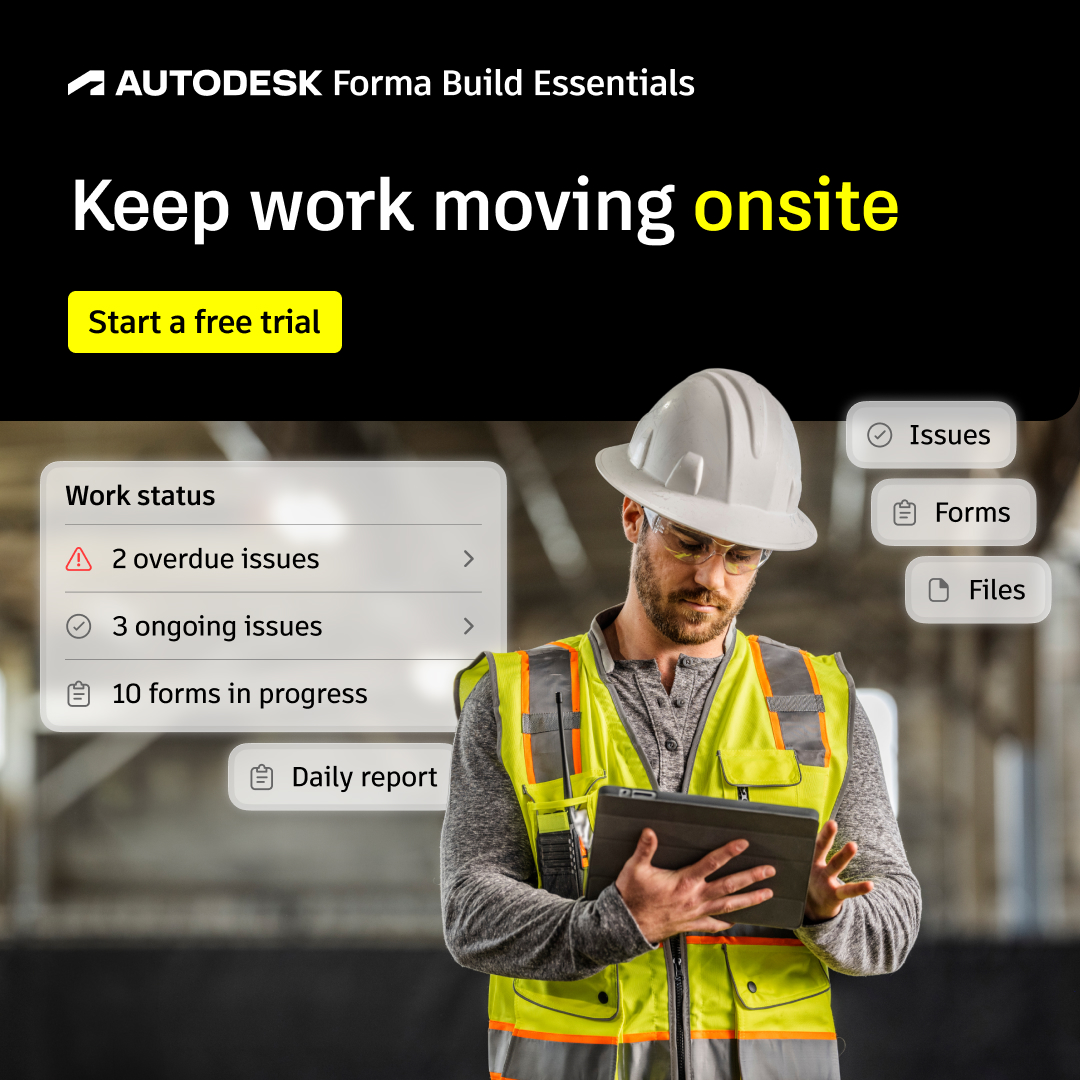 Autodesk Construction Facebook ad