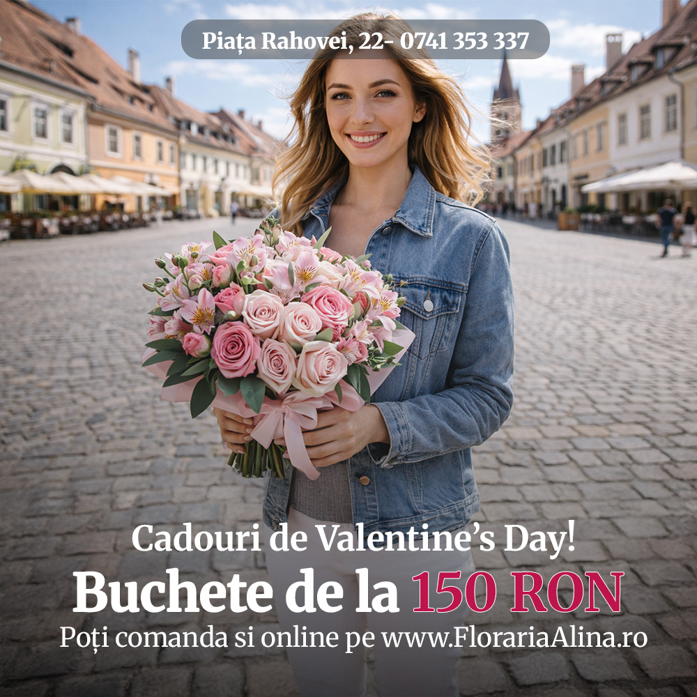 Florarie Alina Sibiu Facebook ad from Feb 3, 2026