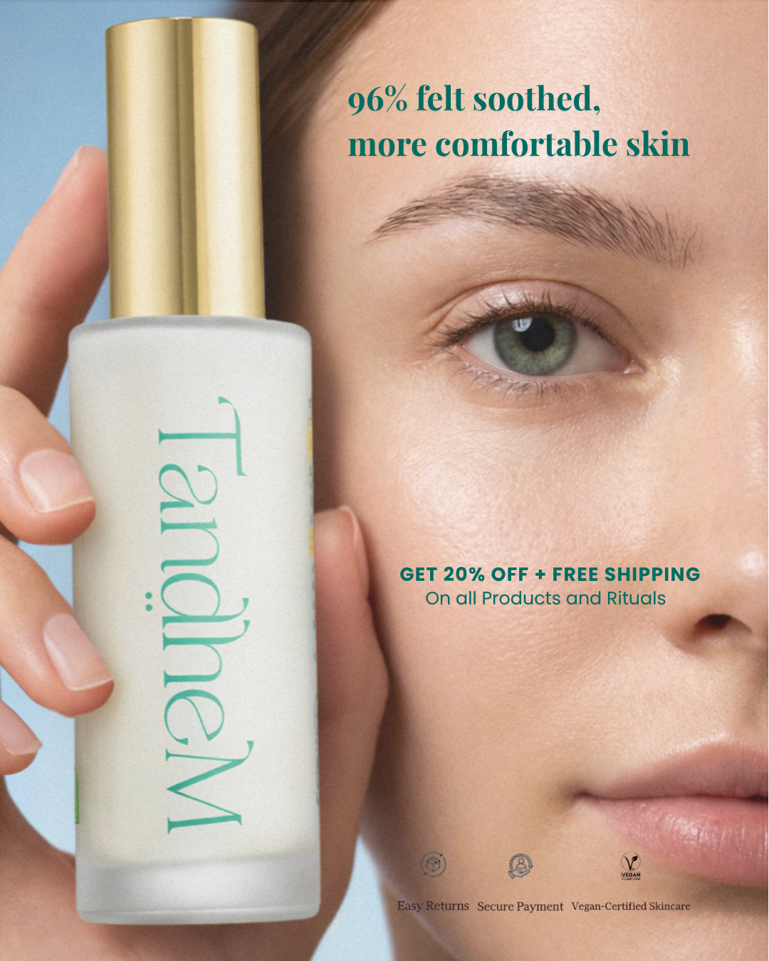 TandheM Facebook ad: Pro-Aging Essential Face Serum With Proven Results