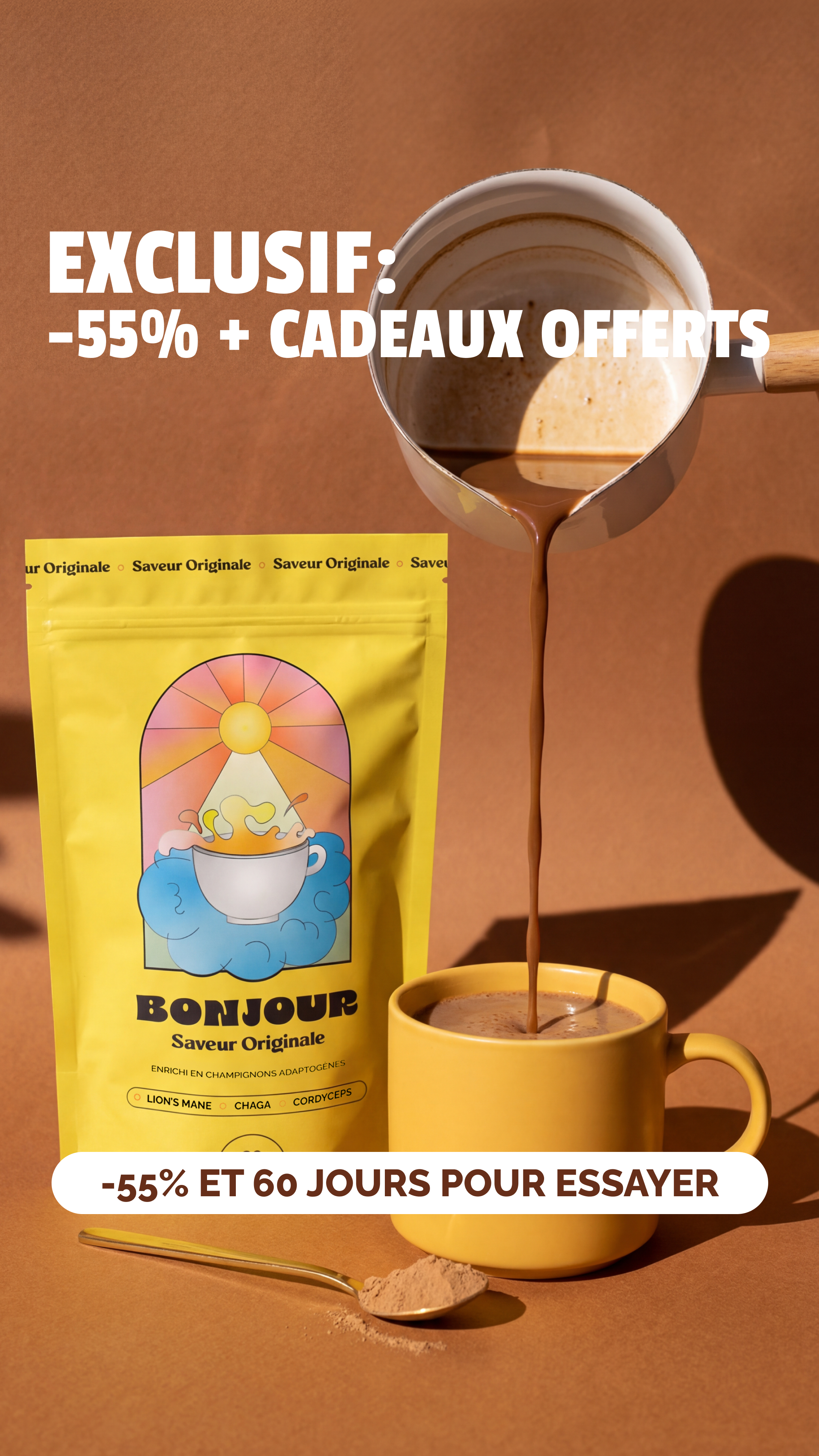 Bonjour Facebook ad