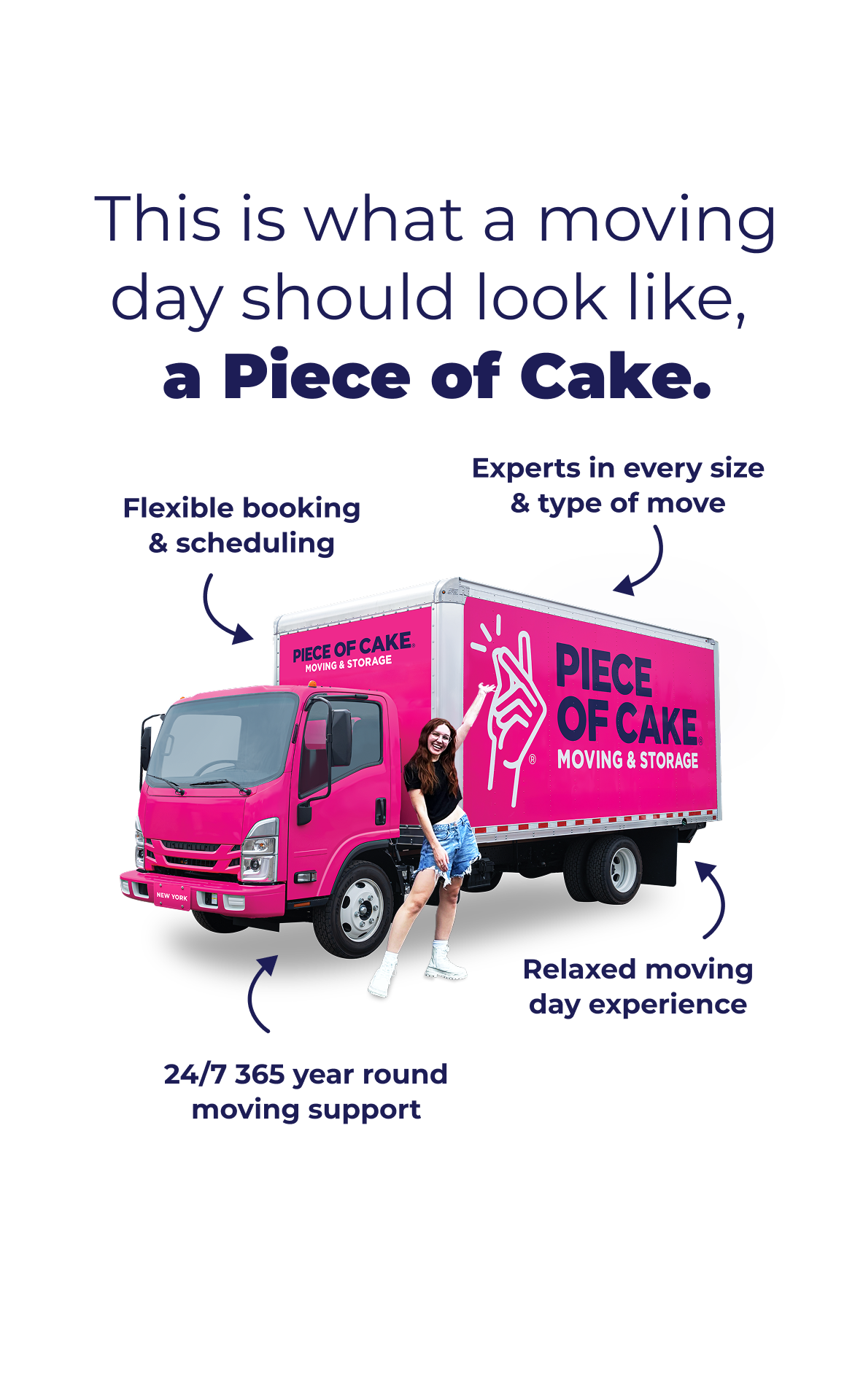 Piece of Cake Moving & Storage Facebook ad