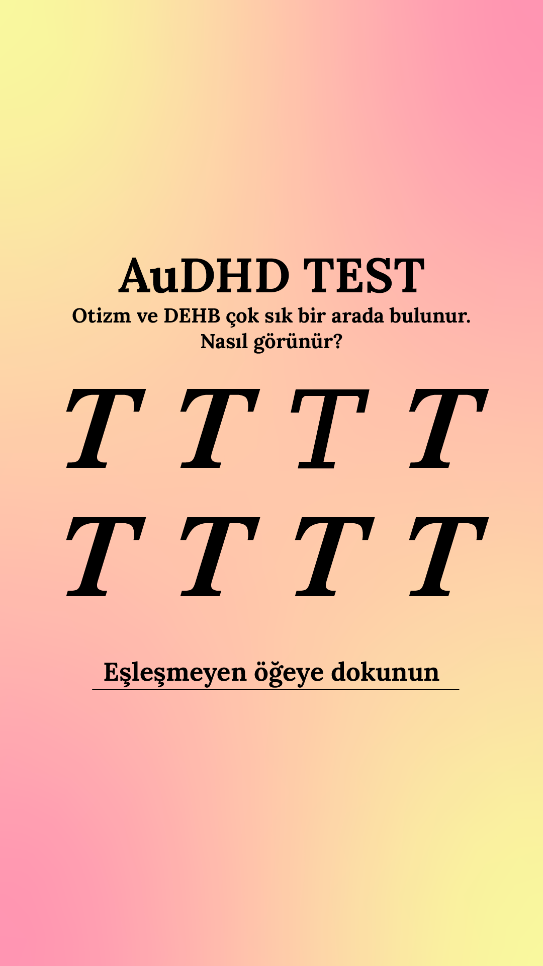 International Brain Test Facebook ad
