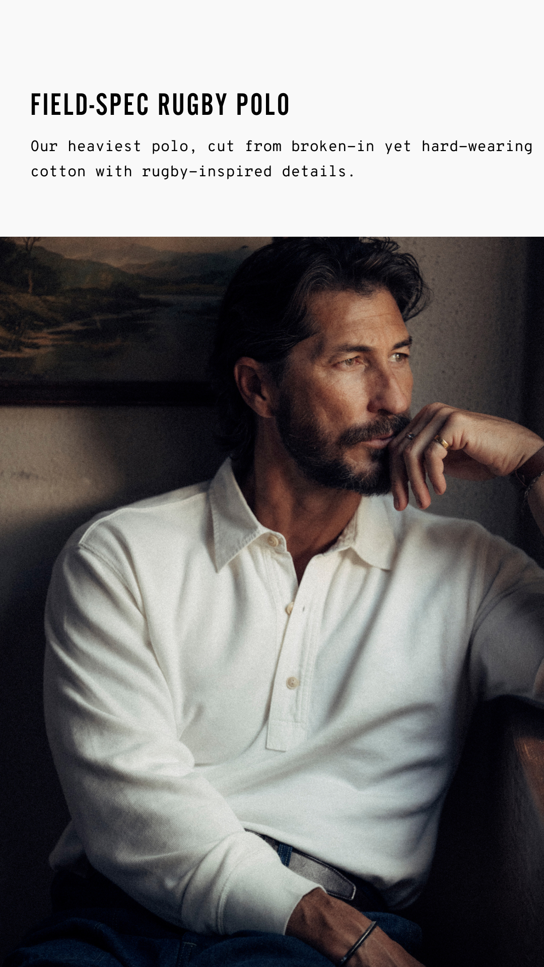 Buck Mason Facebook ad