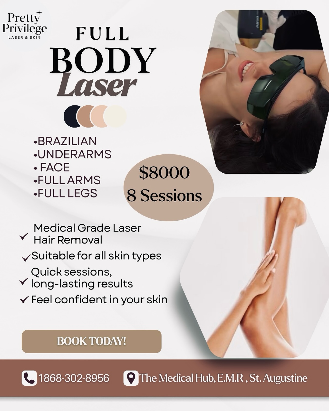 prettyprivilege_skin Facebook ad: September Spotlight: Full Body Laser Special