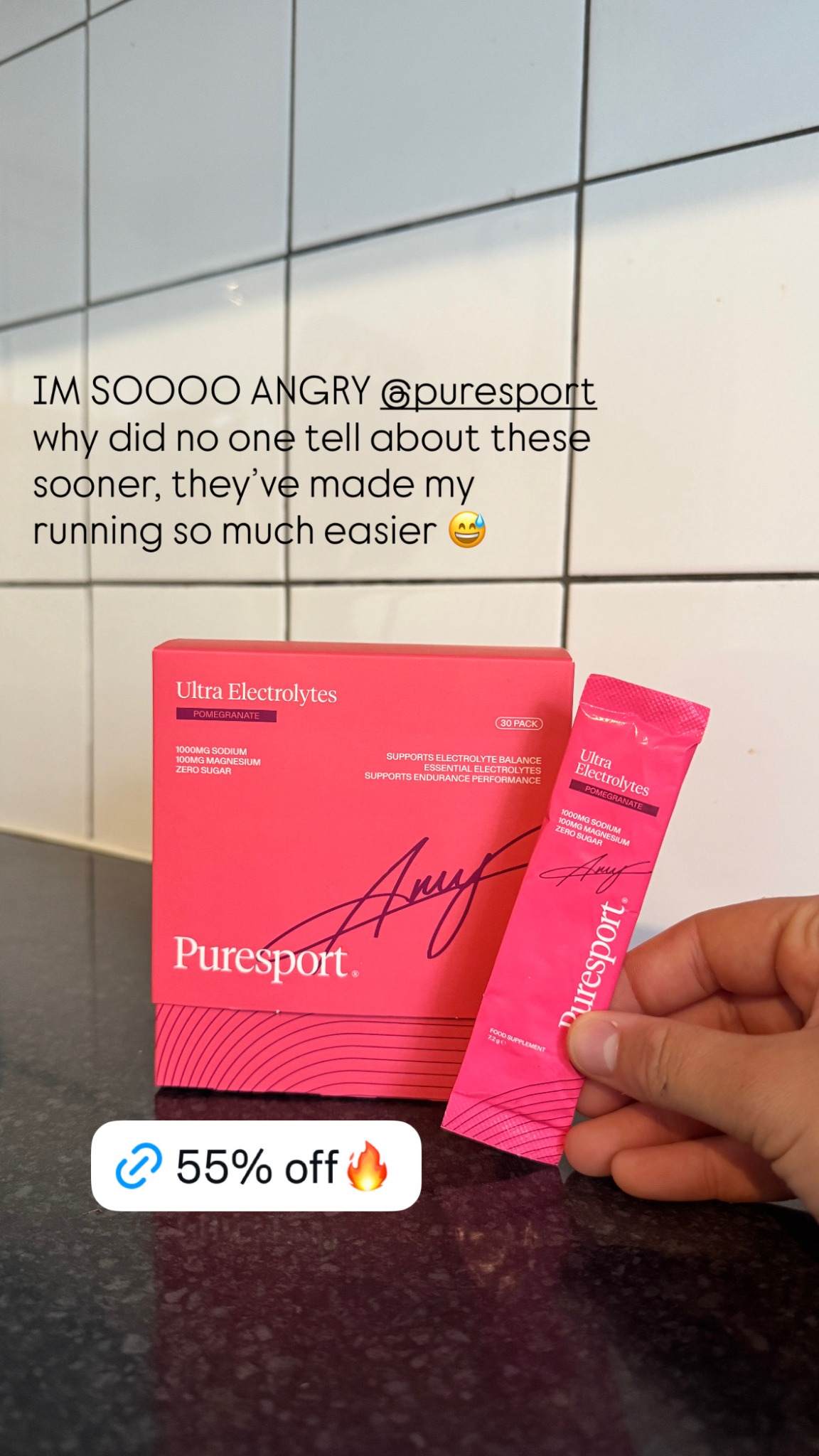Puresport Facebook ad