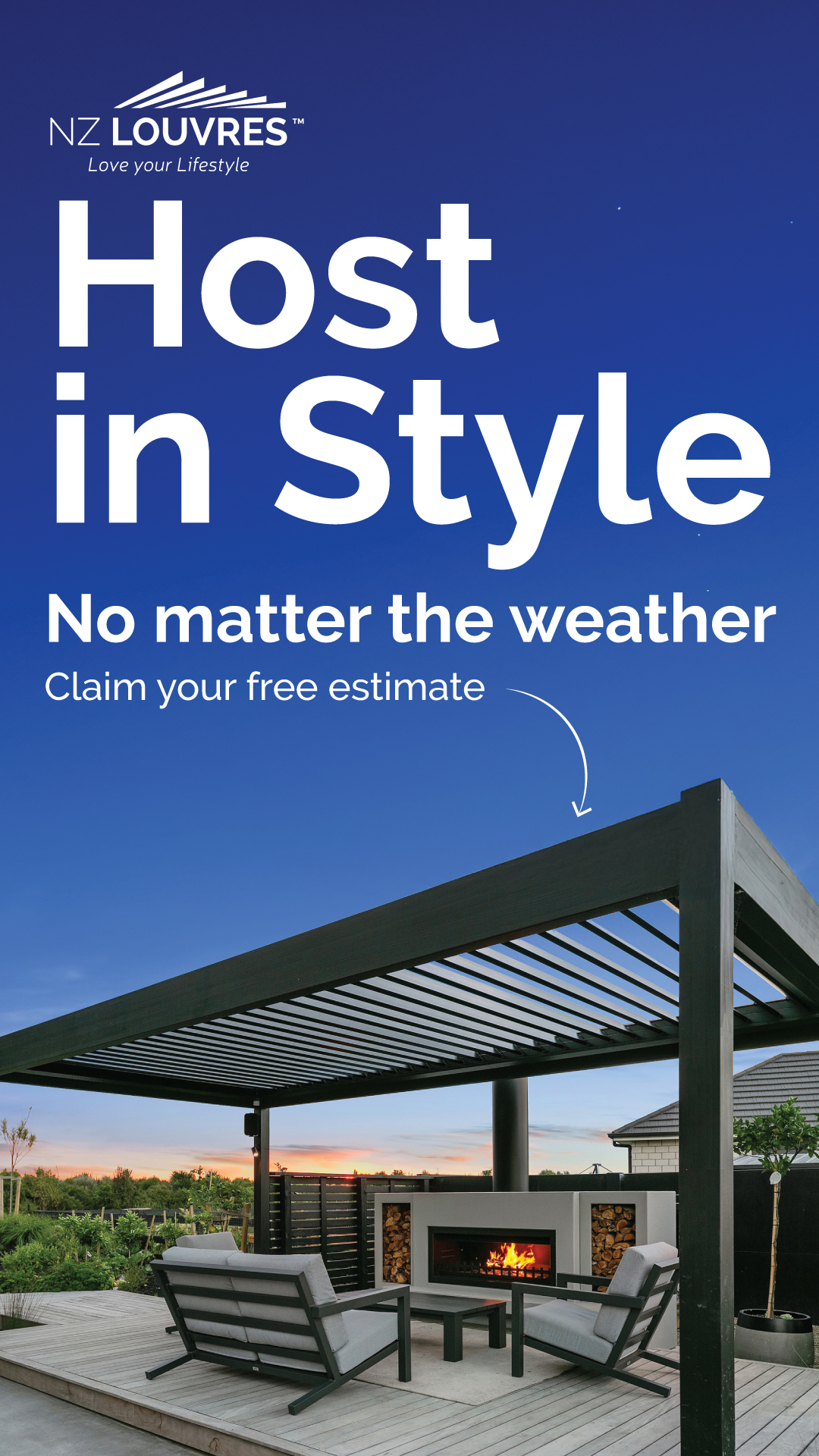 NZ Louvres Facebook ad