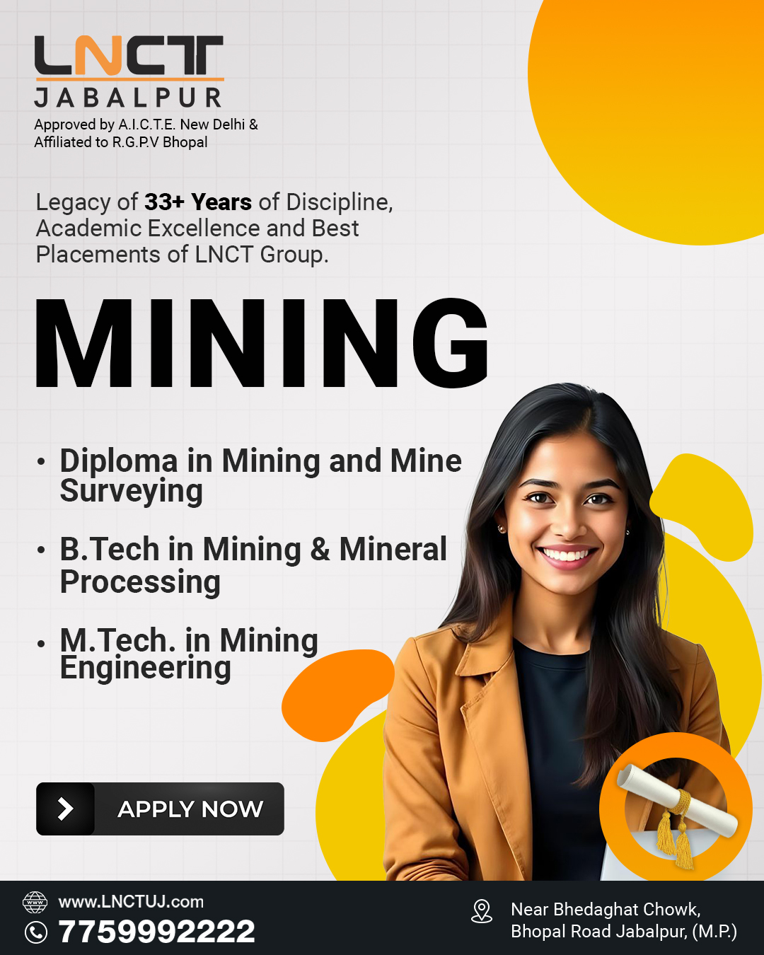Lakshmi Narain College of Technology, - LNCT Jabalpur Facebook ad
