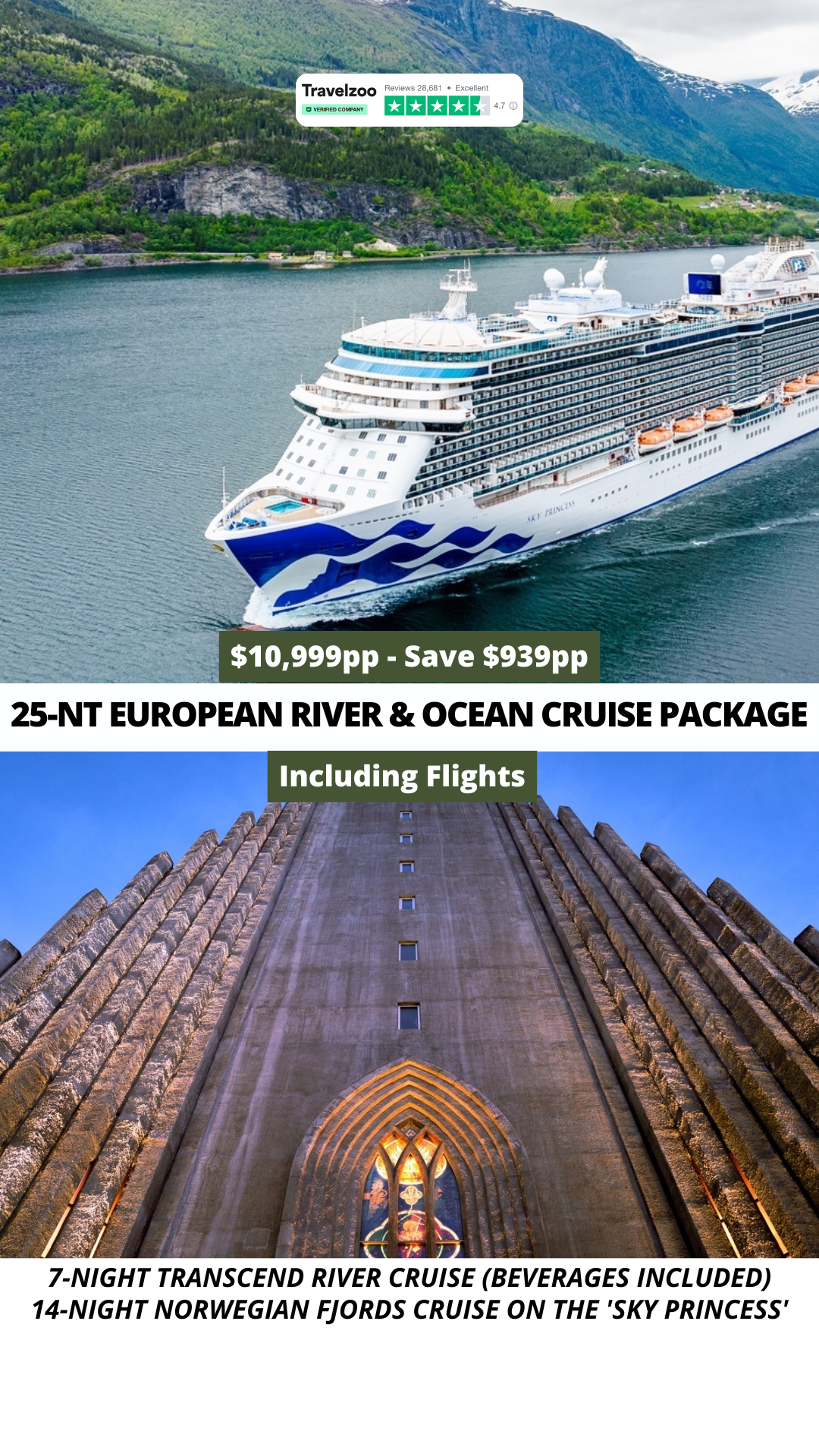 Travelzoo Facebook ad from Jul 9, 2026