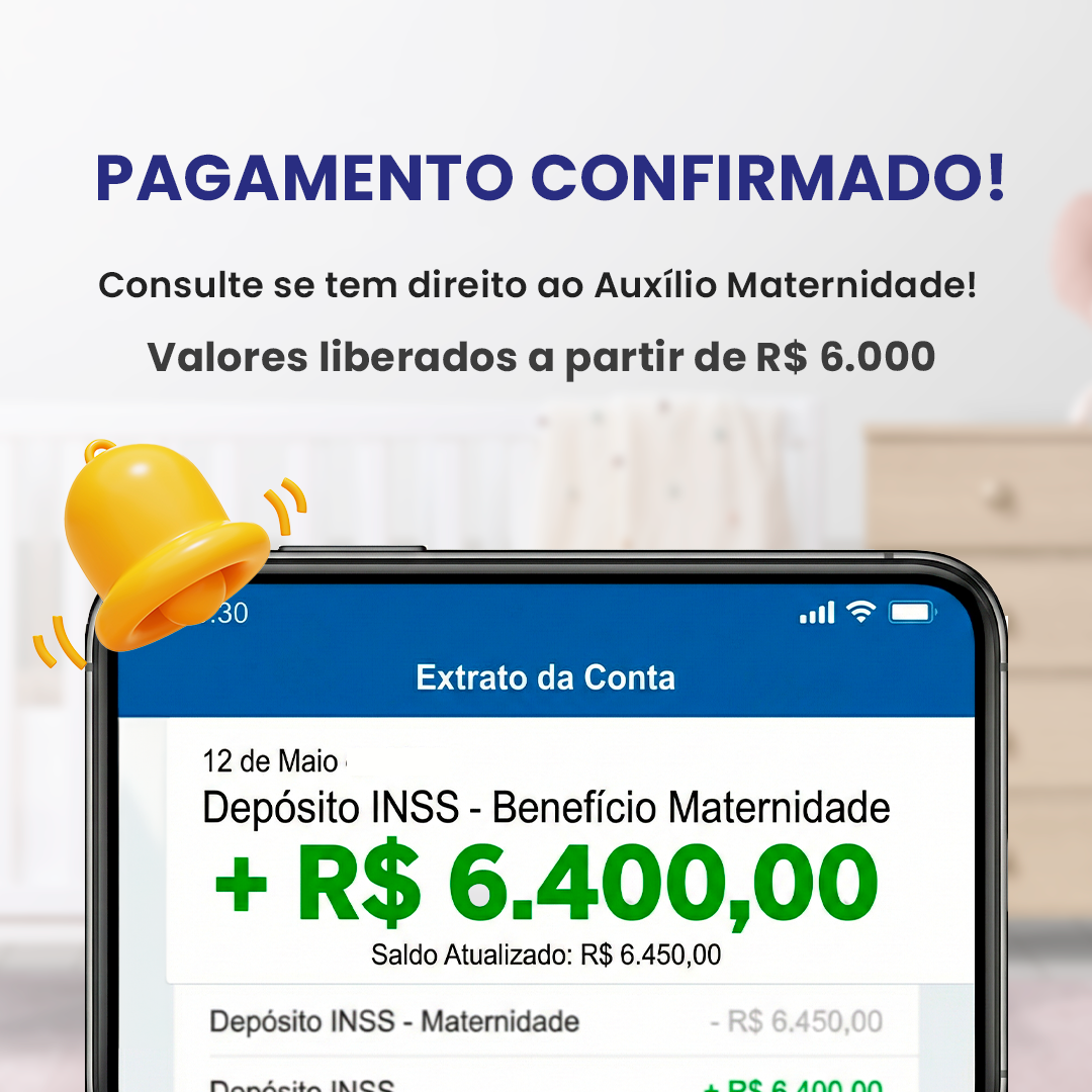 Amo Maternidade Facebook ad from Feb 23, 2026