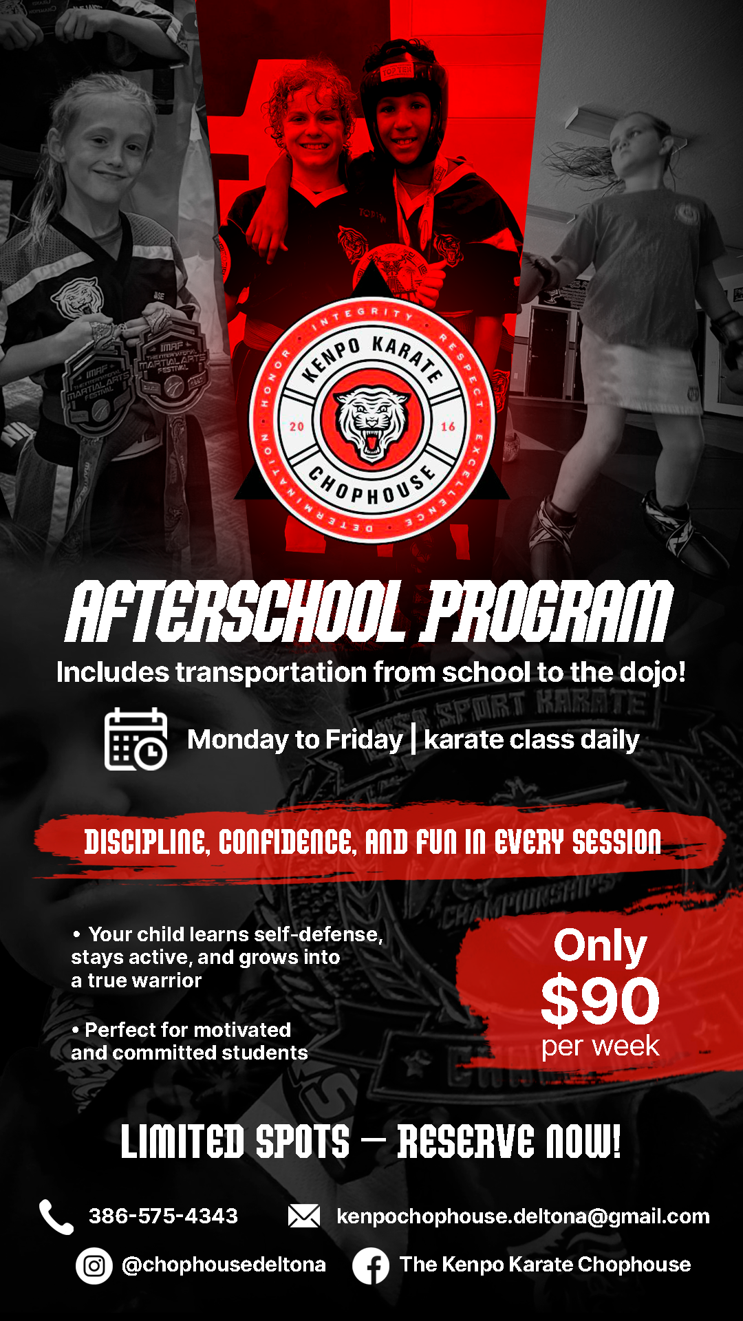 The Kenpo Karate Chophouse - Deltona Facebook ad