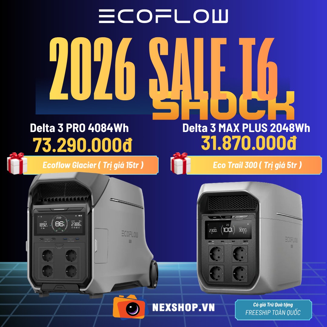 NexShop Facebook ad: Trạm điện / UPS EcoFlow chính hãng tại…