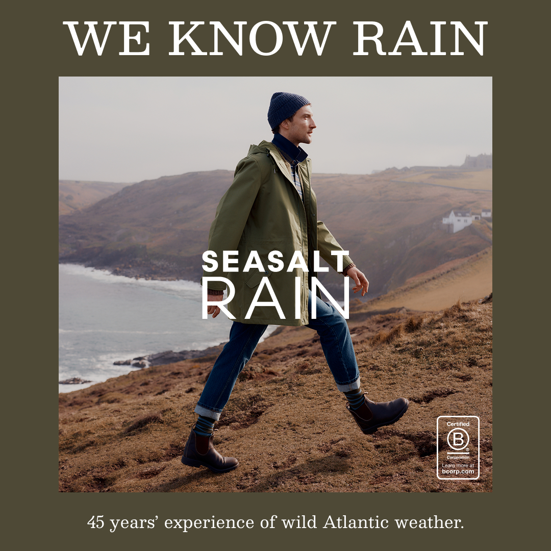 Seasalt Cornwall Facebook ad: We Know Rain