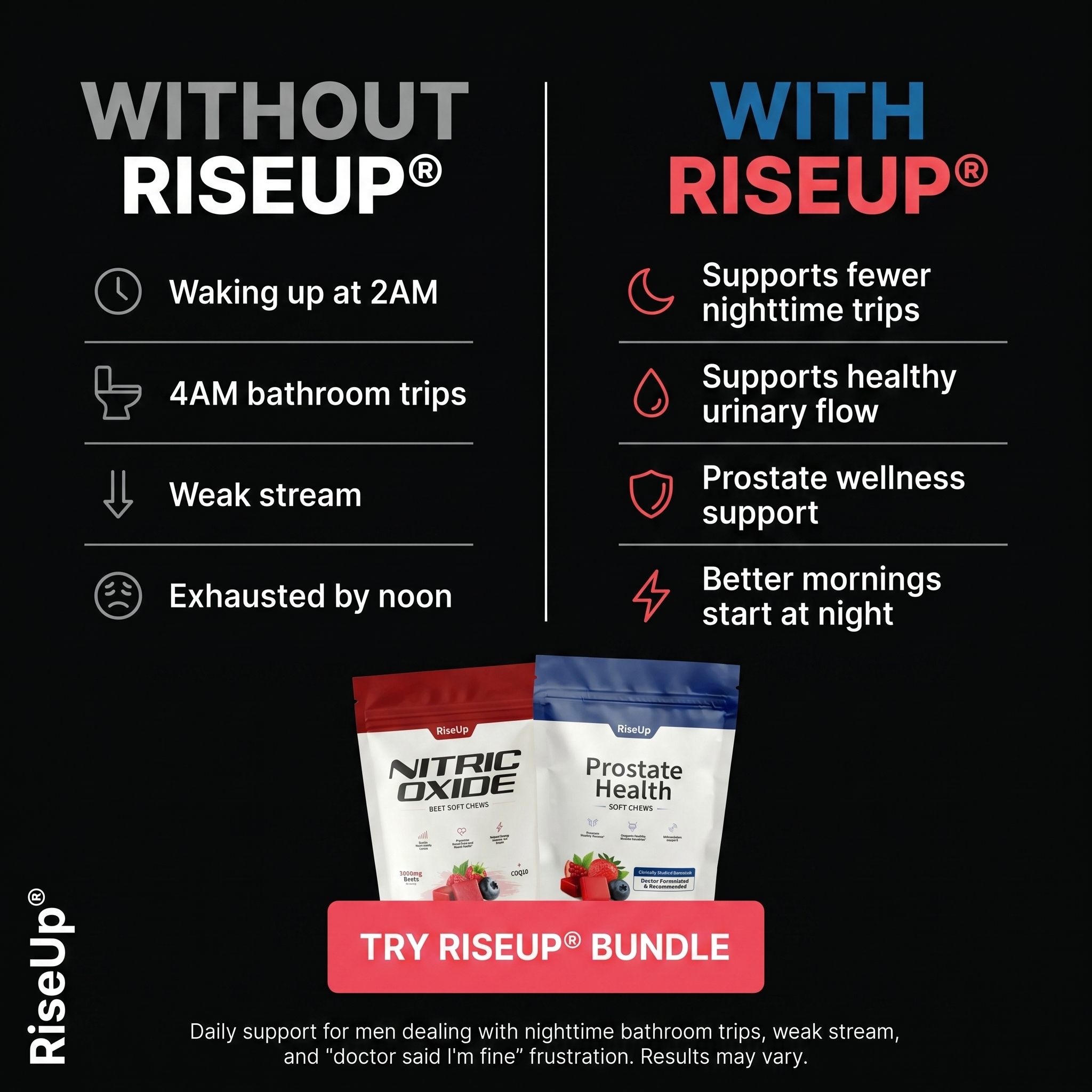 RiseUp Facebook ad