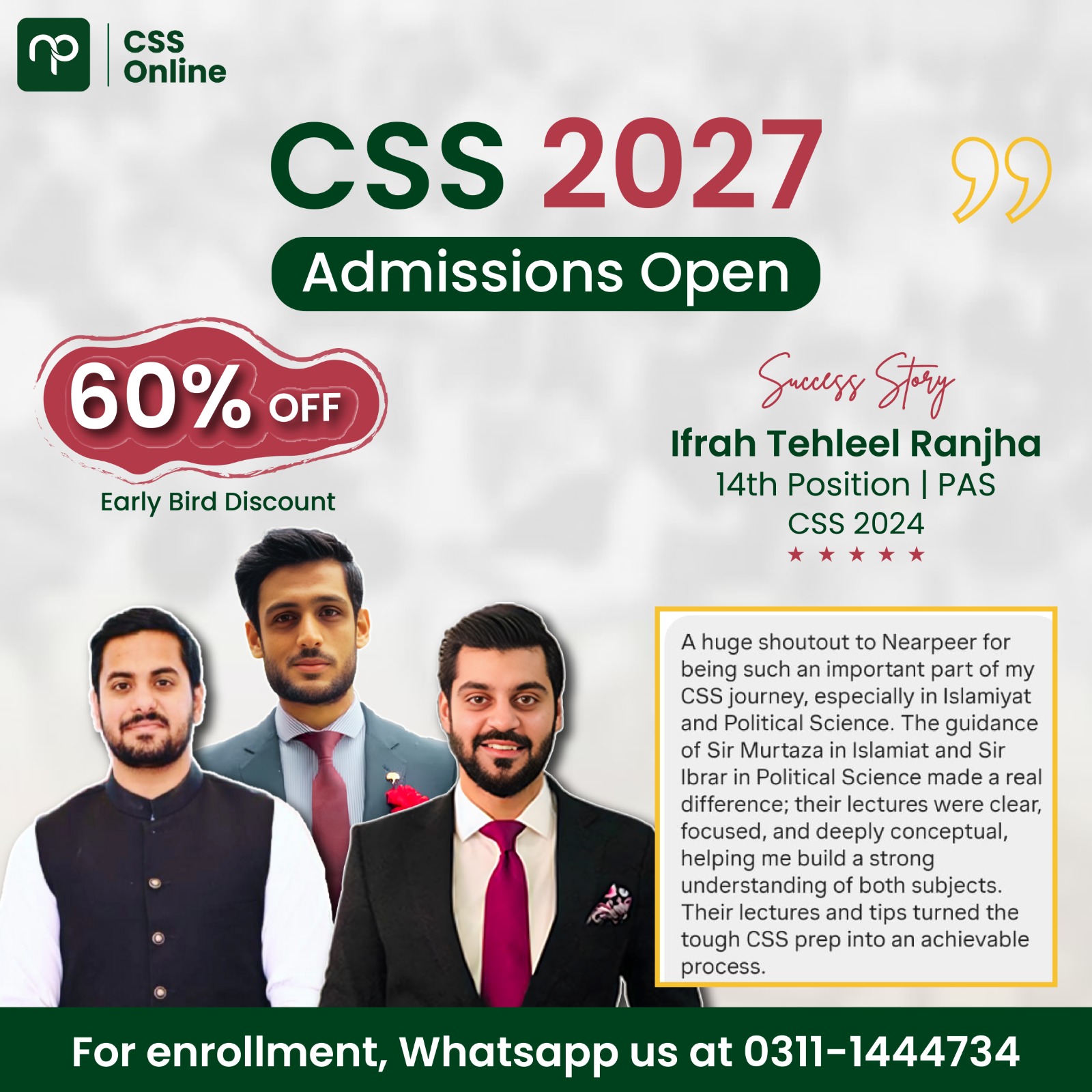 CSS Online with Nearpeer.org Facebook ad