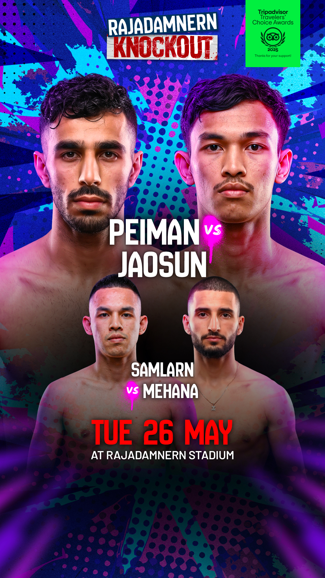 Rajadamnern Knockout - ราชดำเนิน น็อกเอาต์ Facebook ad from May 18, 2026