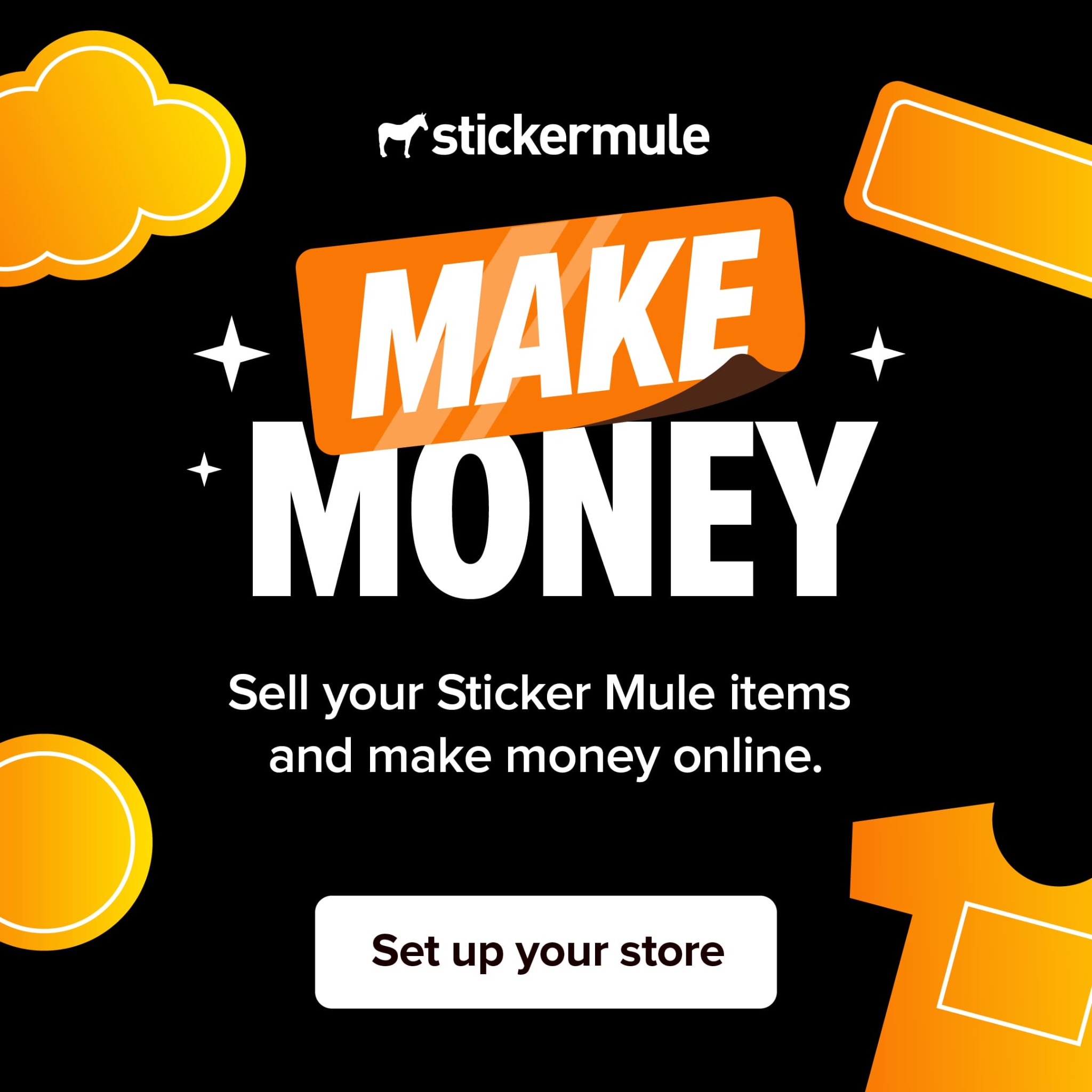 Sticker Mule Facebook ad